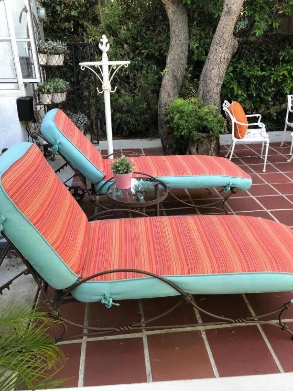 Patio in Beverly Hills Celebrity Home