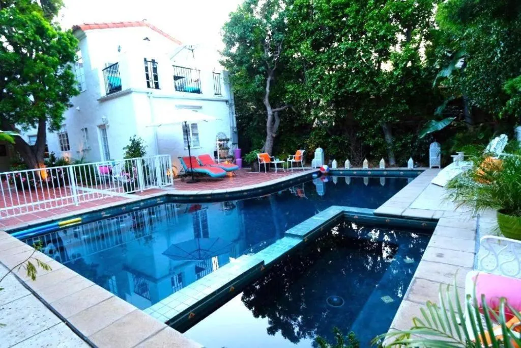 Pool view in Beverly Hills Celebrity Home