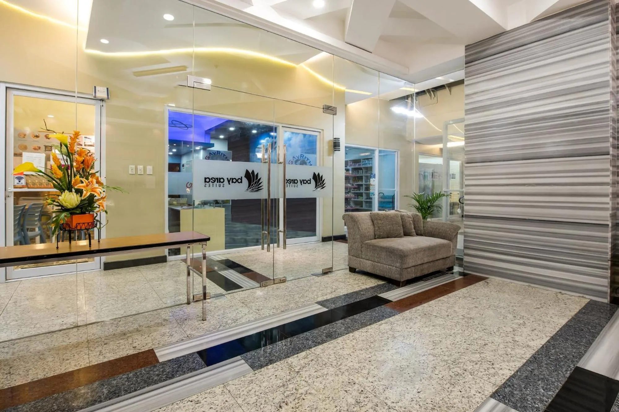 Lobby or reception in Homes at Bay Area Suites by SMS Hospitality