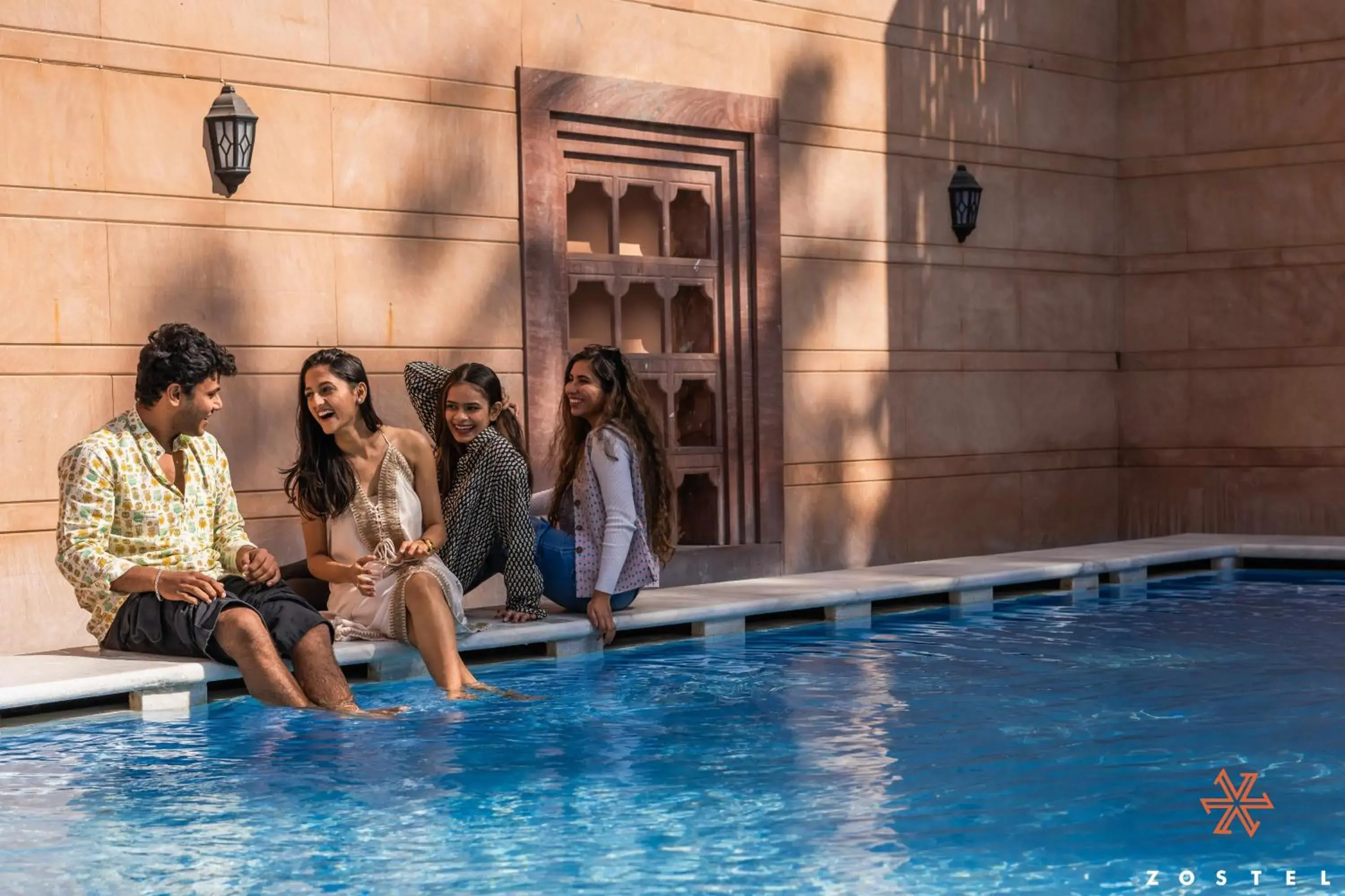 Pool view in Zostel Jodhpur (Ratanada) Pool view in Zostel Jodhpur (Ratanada)