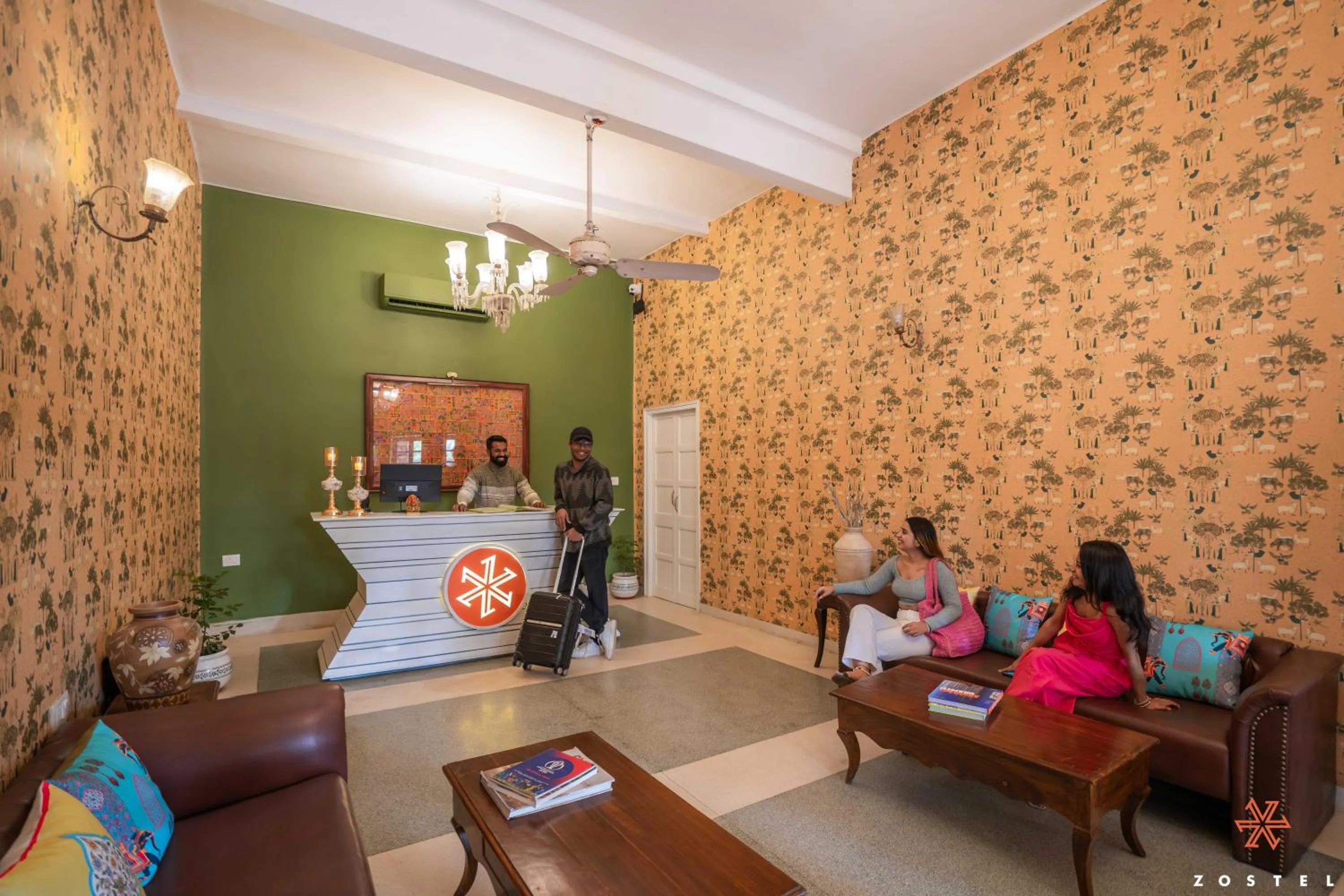 Lobby or reception in Zostel Jodhpur (Ratanada)