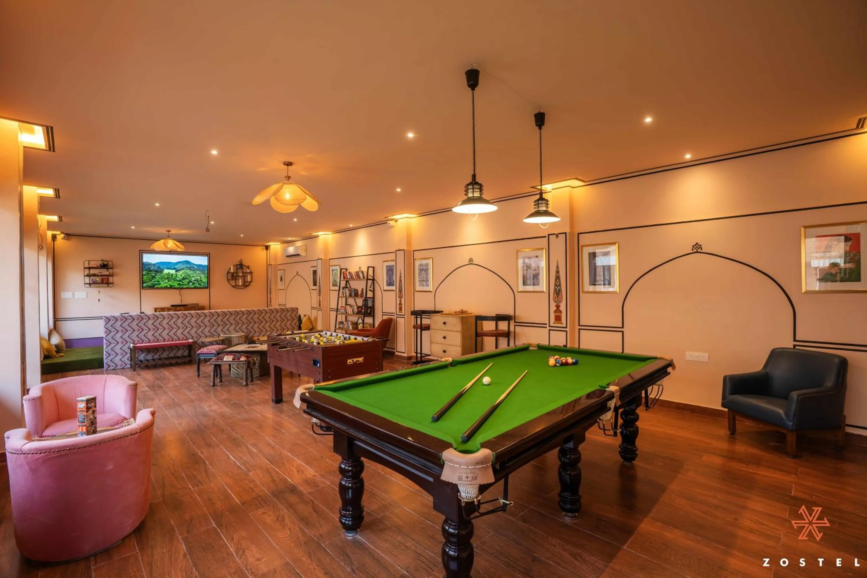 Billiard in Zostel Jodhpur (Ratanada)