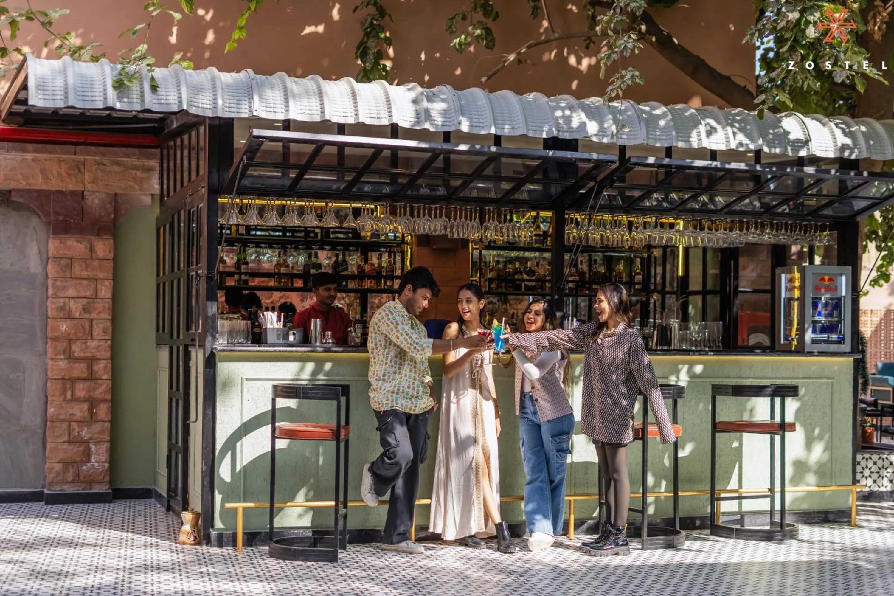 Lounge or bar in Zostel Jodhpur (Ratanada)