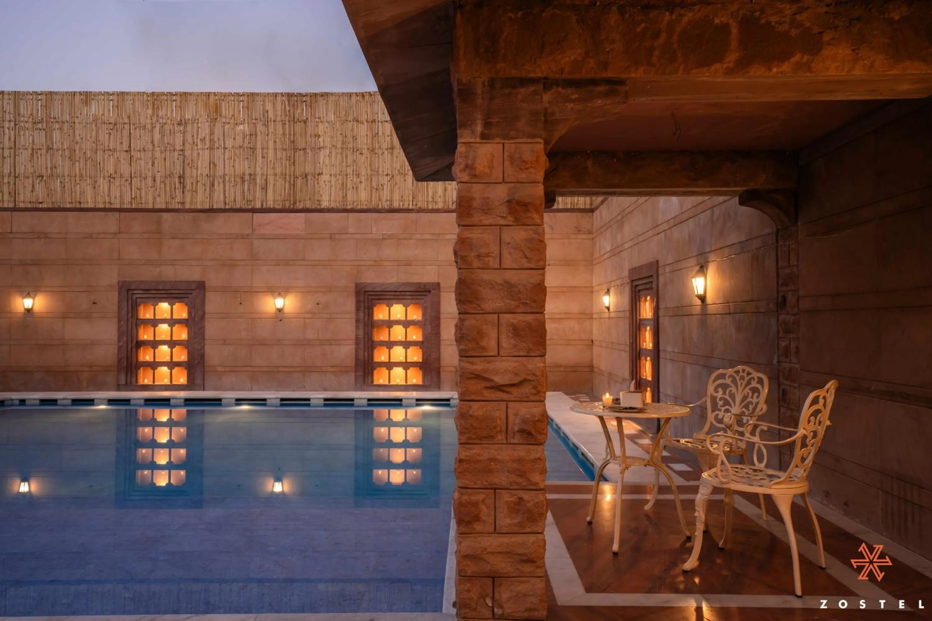 Swimming pool in Zostel Jodhpur (Ratanada)