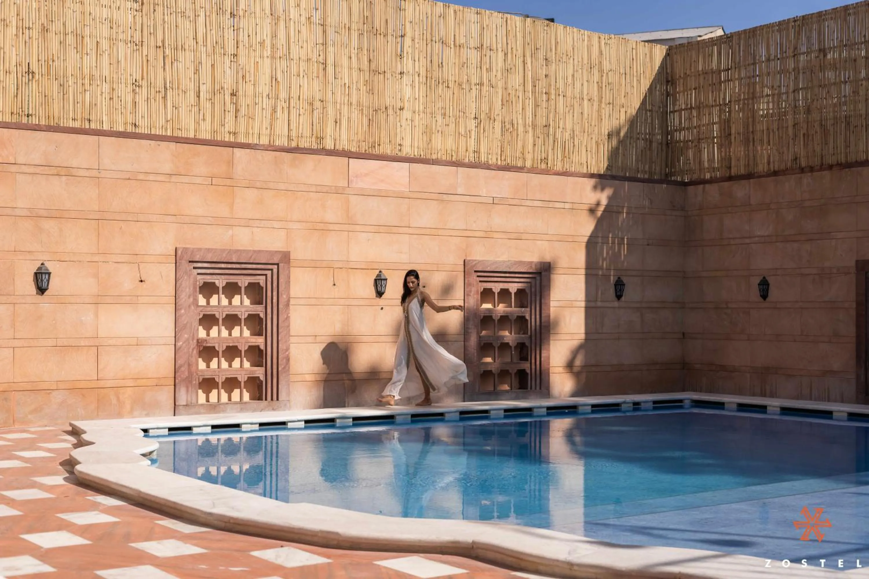 Pool view in Zostel Jodhpur (Ratanada)