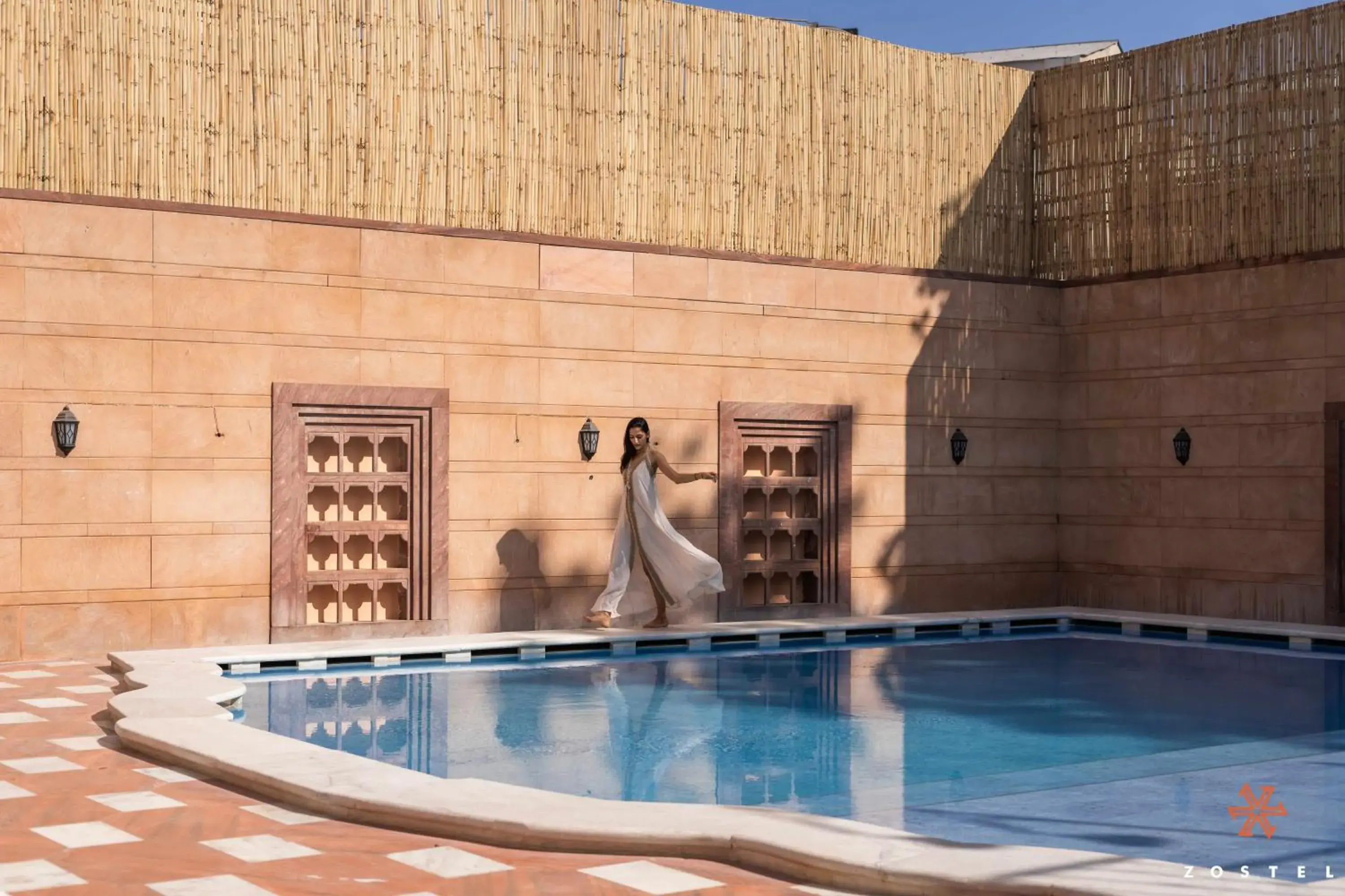 Pool view in Zostel Jodhpur (Ratanada) Pool view in Zostel Jodhpur (Ratanada)