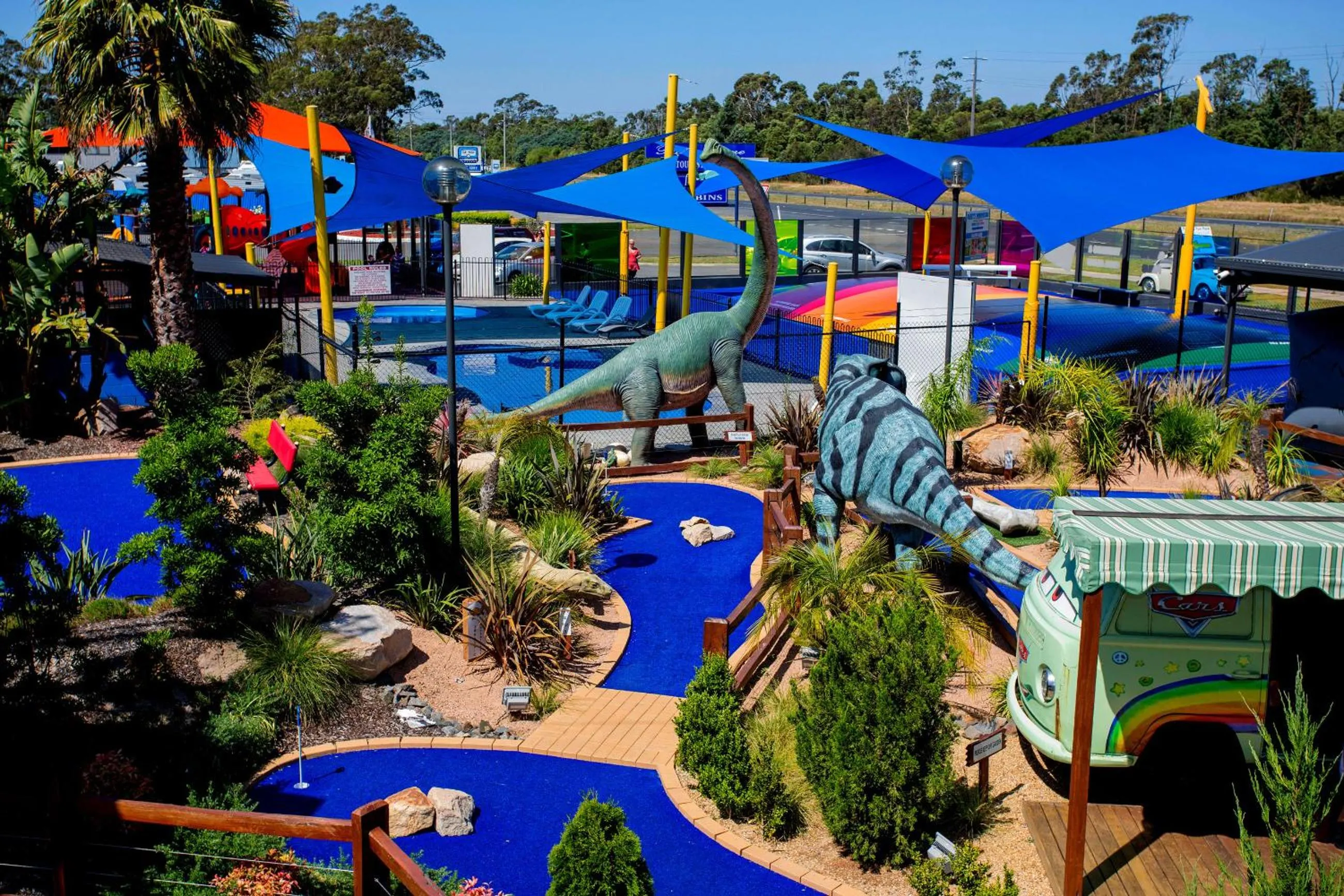 Children play ground in BIG4 Traralgon Park Lane Holiday Park