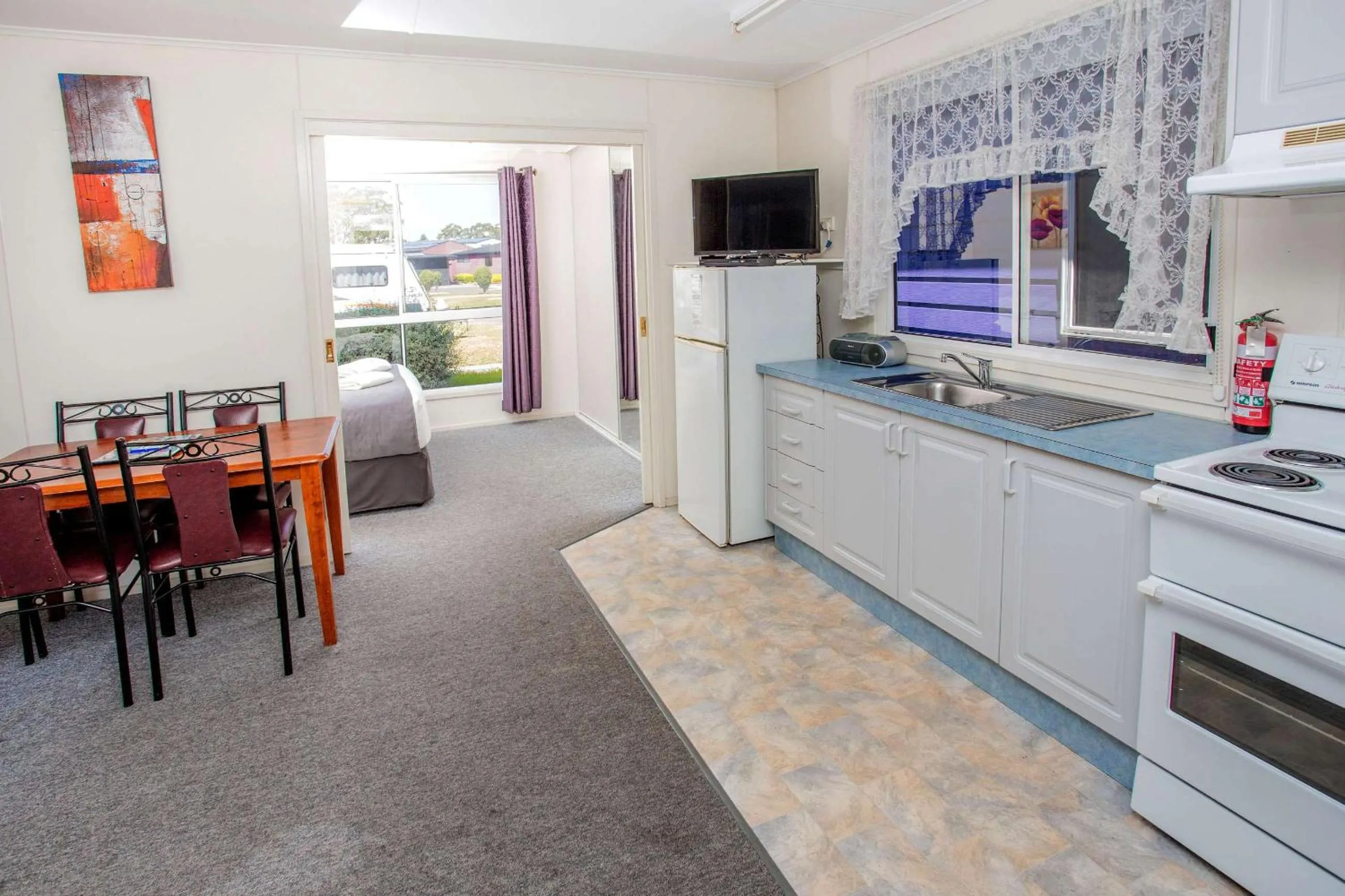 kitchen in BIG4 Traralgon Park Lane Holiday Park