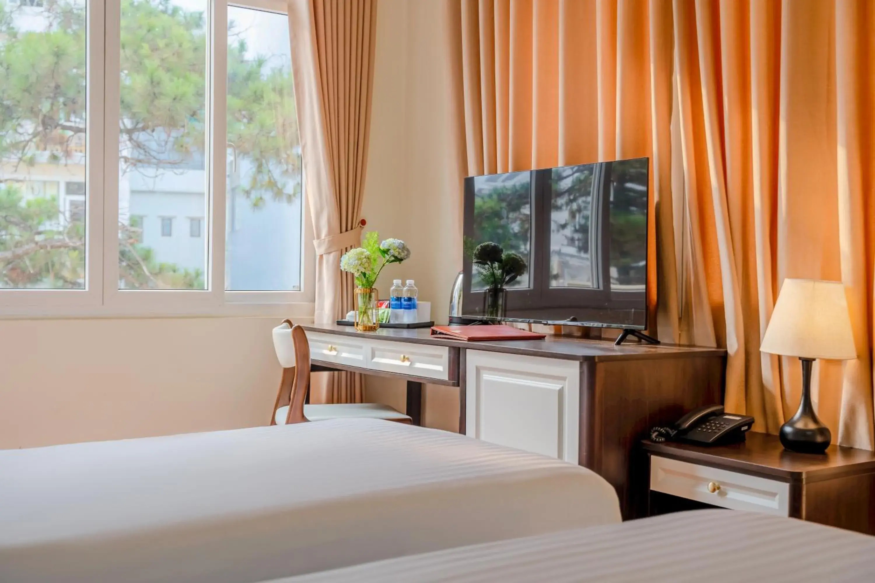 View (from property/room), Bed in BIDV Central Da Lat Hotel View (from property/room), Bed in BIDV Central Da Lat Hotel