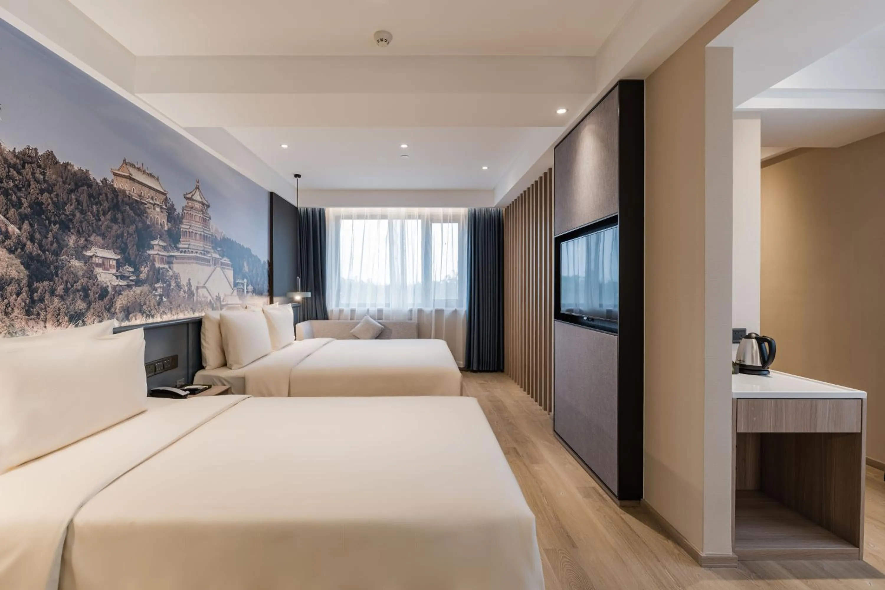 Bedroom, Bed in Atour Light Hotel Temple of Heaven