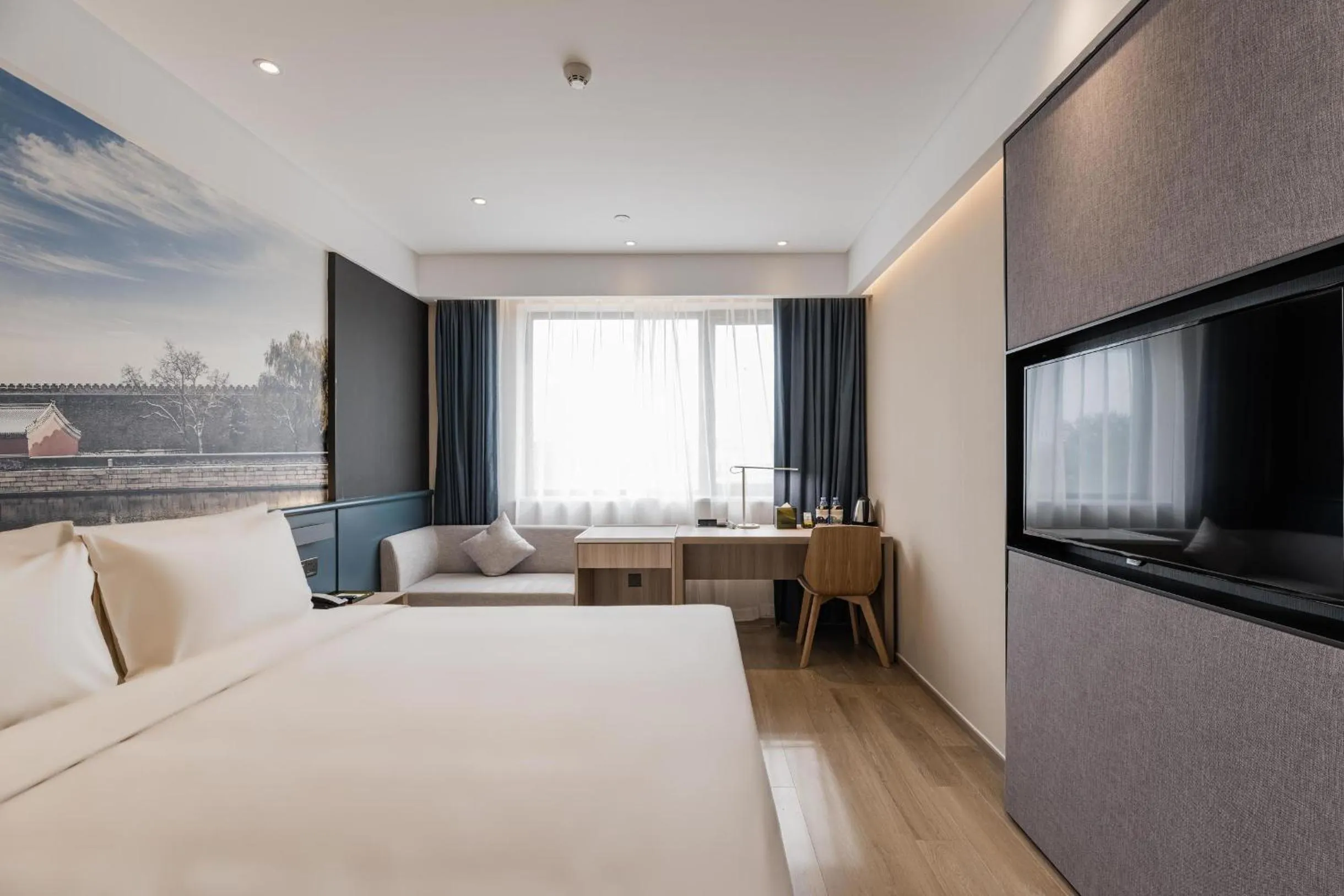 Bedroom, Bed in Atour Light Hotel Temple of Heaven