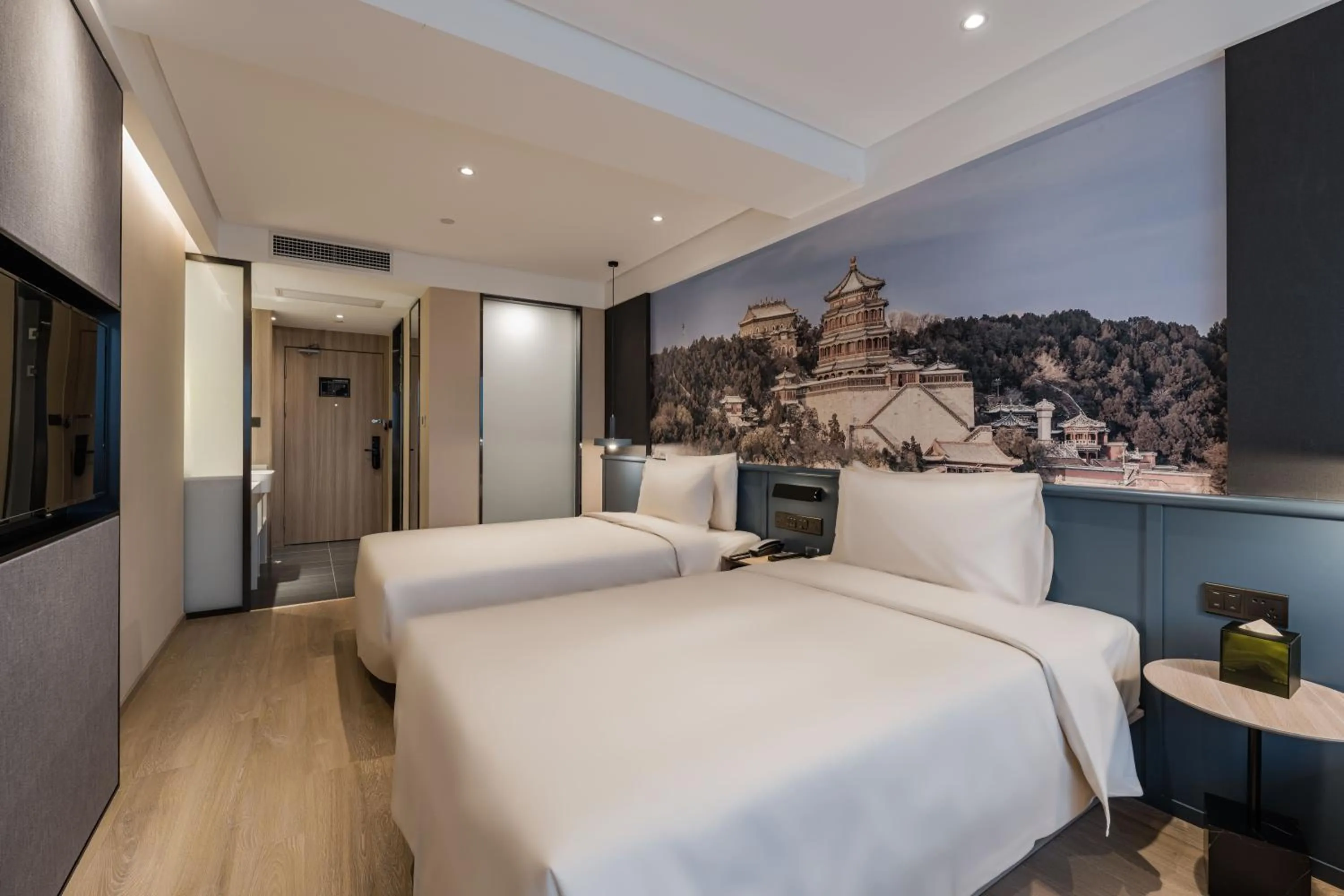 Bed in Atour Light Hotel Temple of Heaven