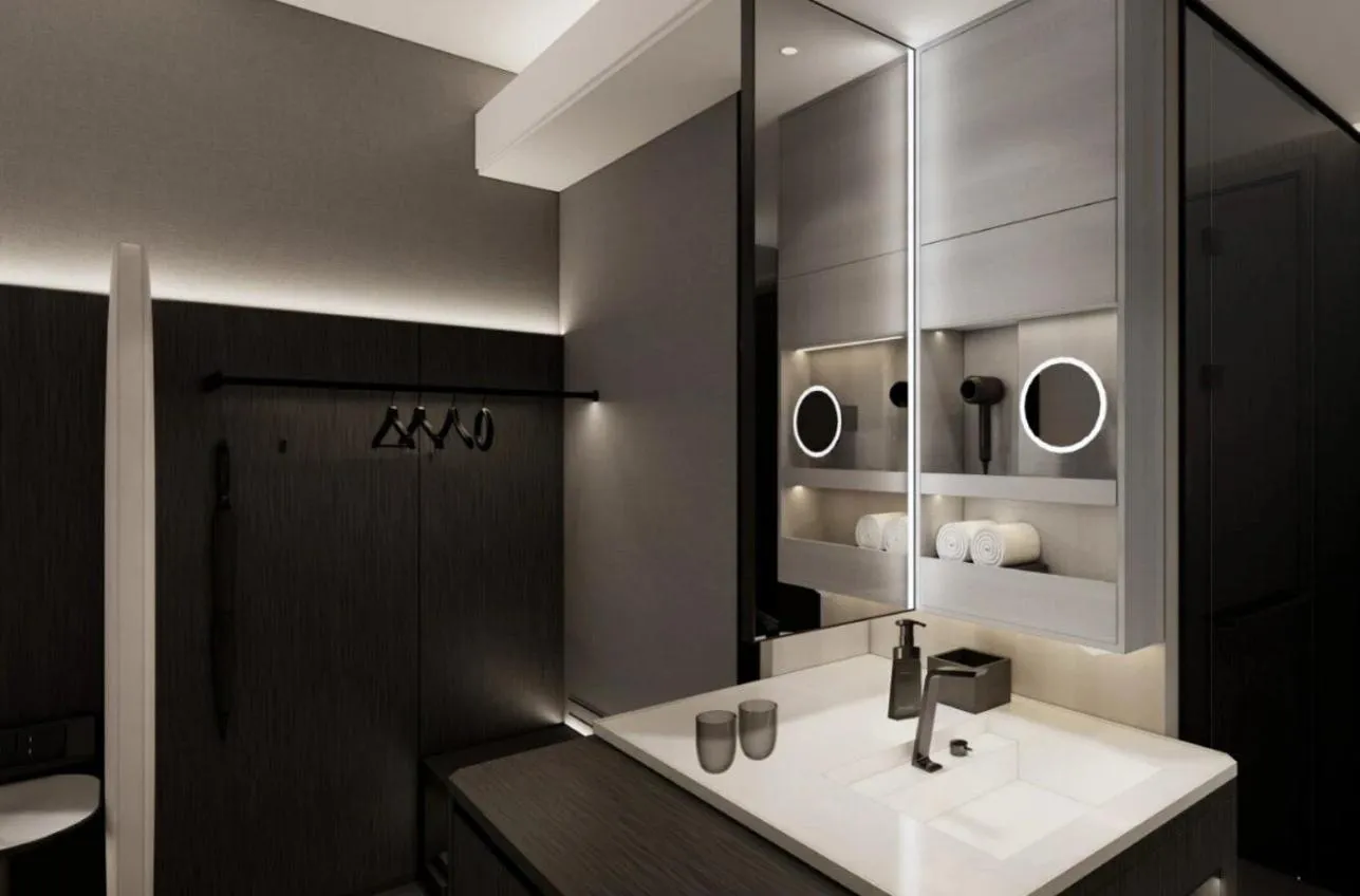 Photo of the whole room in Atour Hotel Xujiahui Meiying