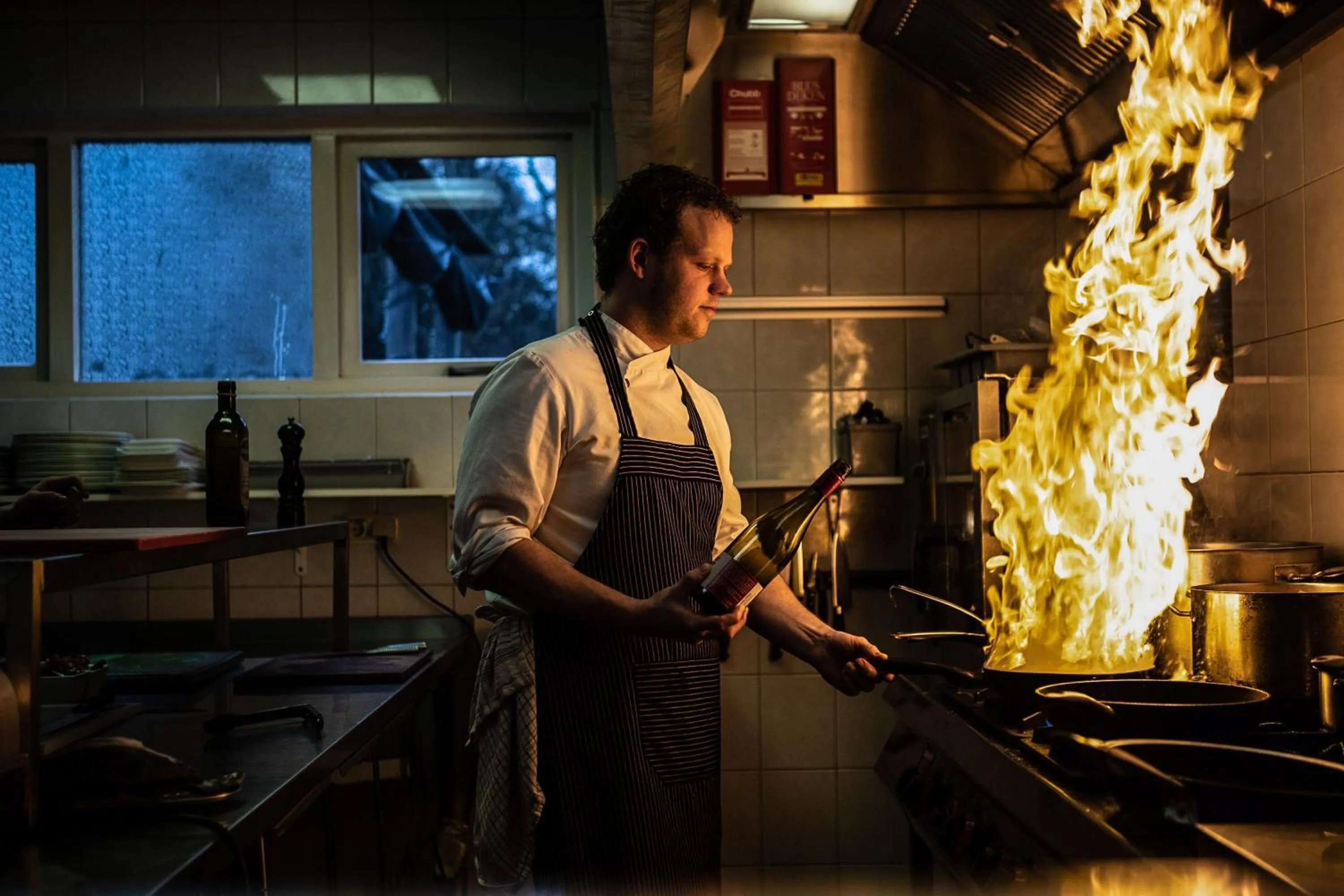 Staff in Hotel Restaurant Lunia