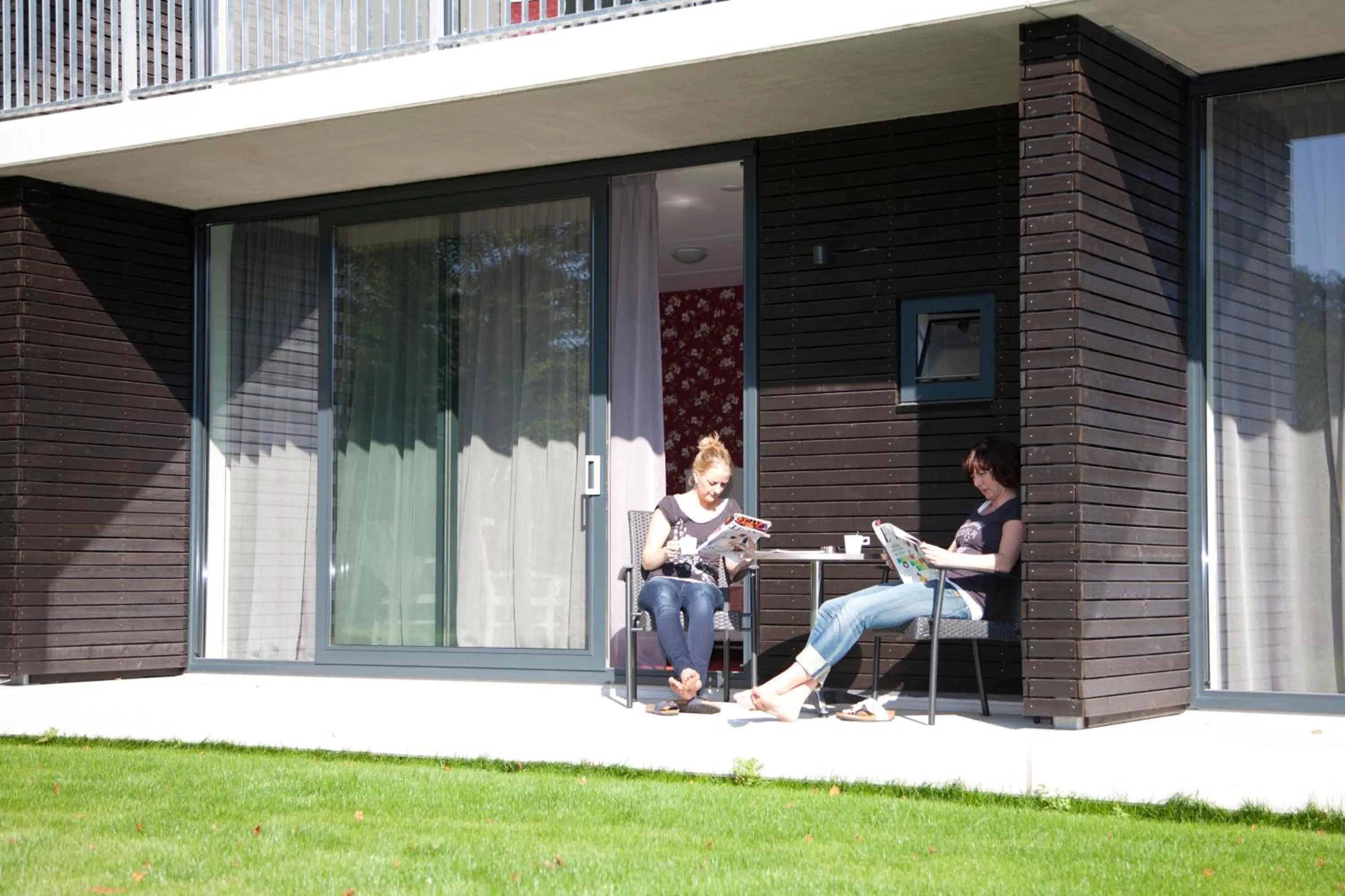 Patio in Hotel Restaurant Lunia
