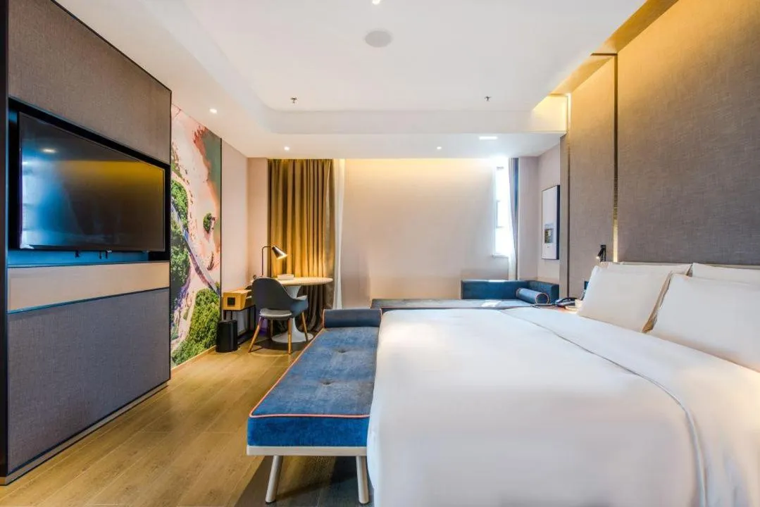 TV and multimedia, Bed in Atour Hotel Zhongshan Tanzhou