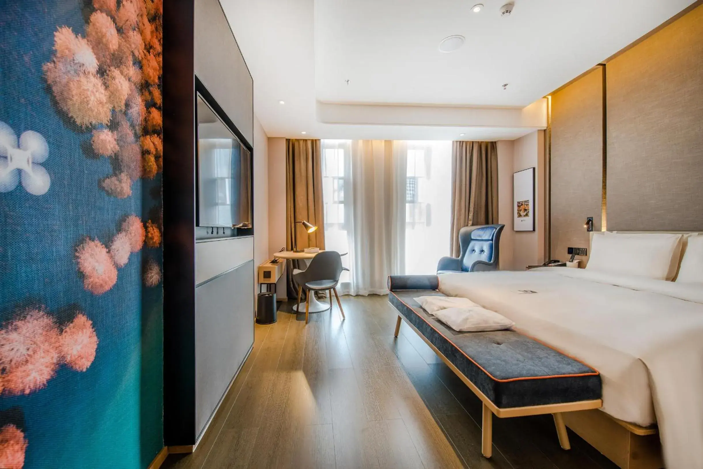 Bedroom, Bed in Atour Hotel Zhongshan Tanzhou Bedroom, Bed in Atour Hotel Zhongshan Tanzhou