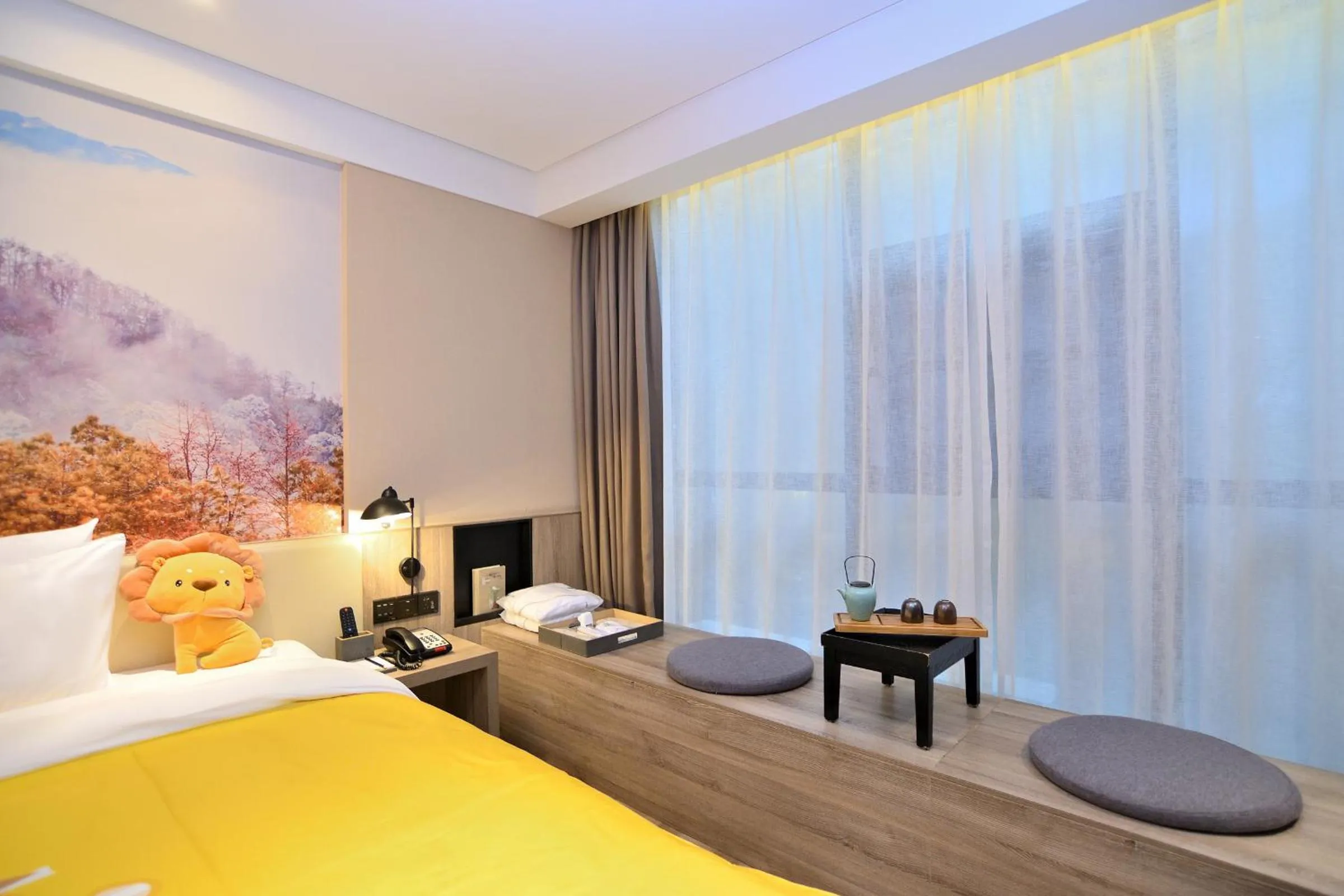 Bed in Atour Hotel Kunming Dashanghui