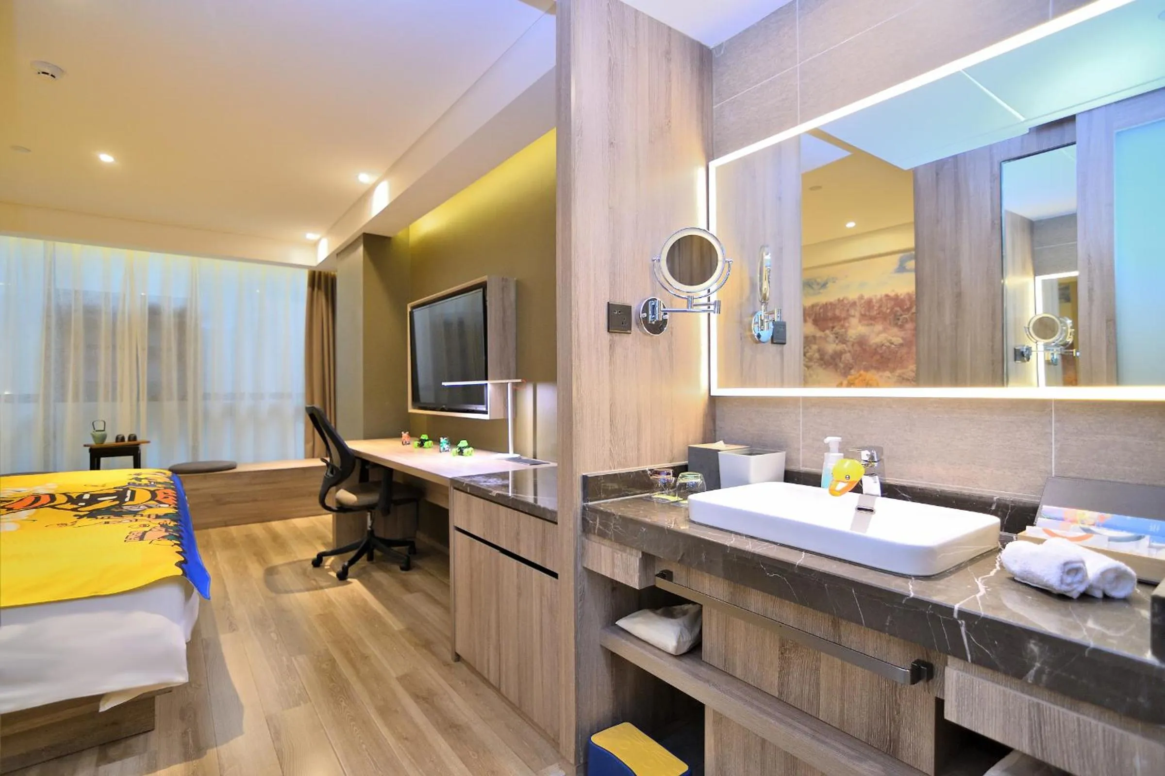 Bed in Atour Hotel Kunming Dashanghui