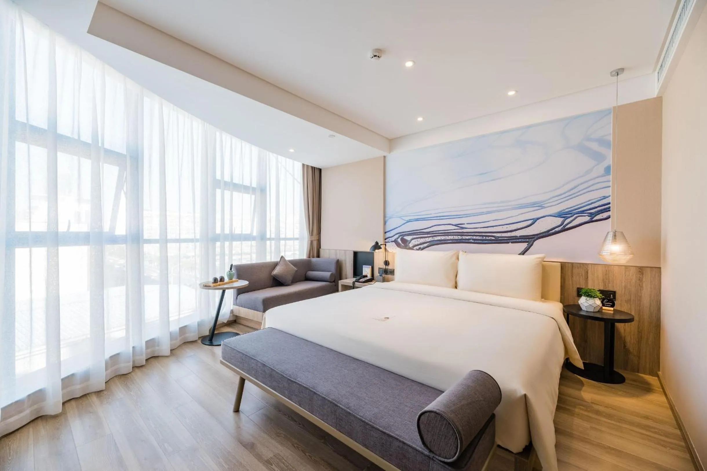 Bed in Atour Hotel Kunming Dashanghui