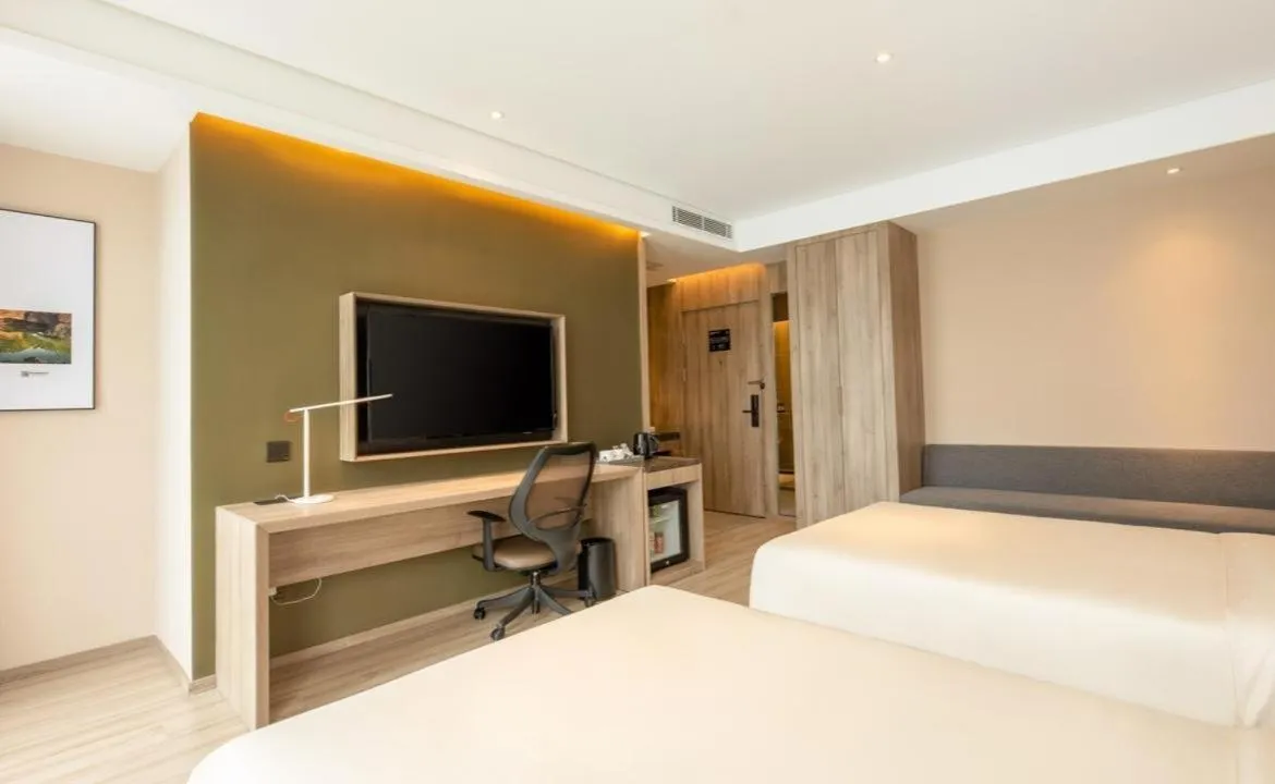 Bed in Atour Hotel Xi'an West Erhuan Road Tai'ao