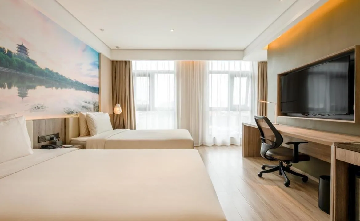 Bed in Atour Hotel Xi'an West Erhuan Road Tai'ao