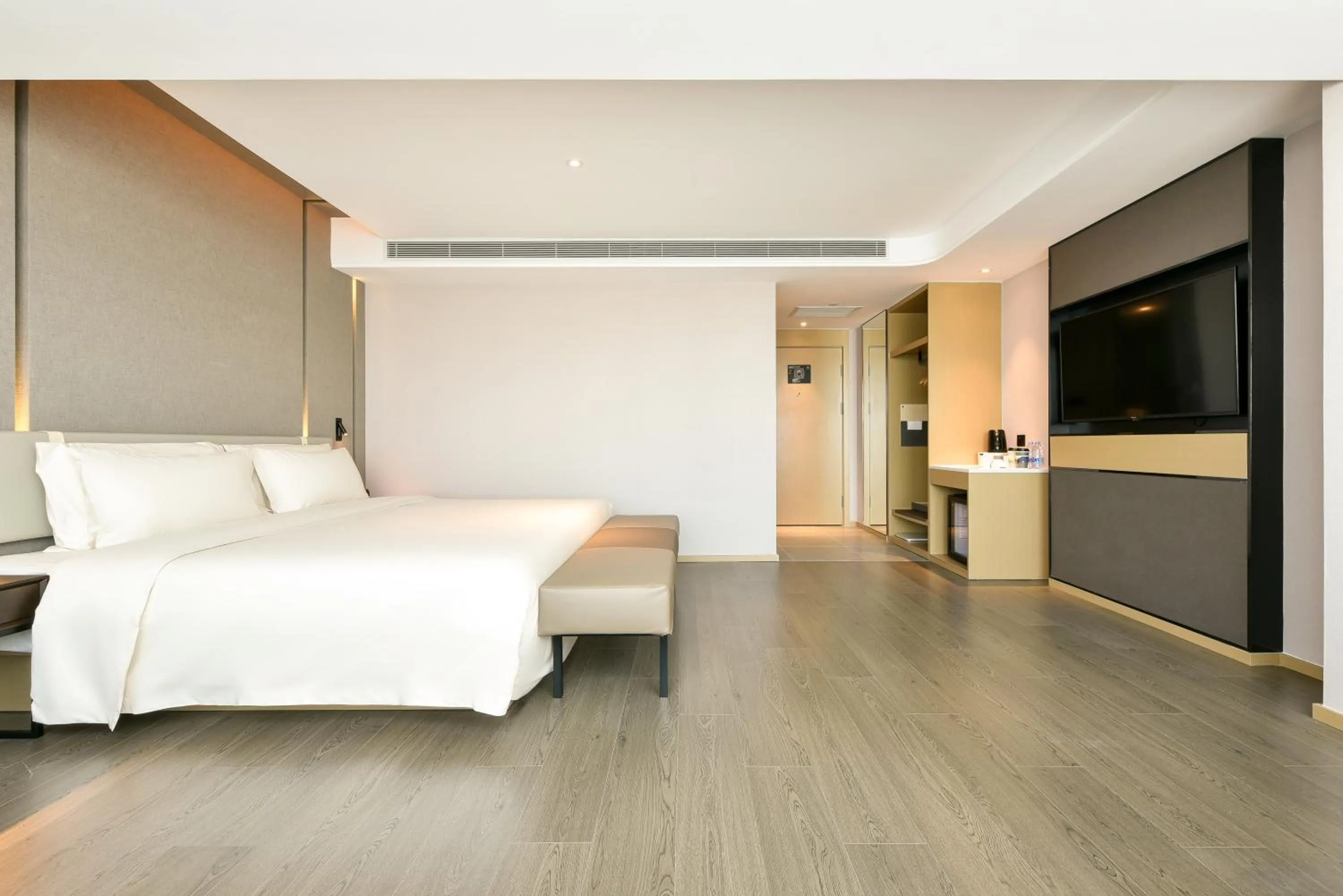 Bed in Atour Hotel Beijing Tongzhou Liyuan Subway Station