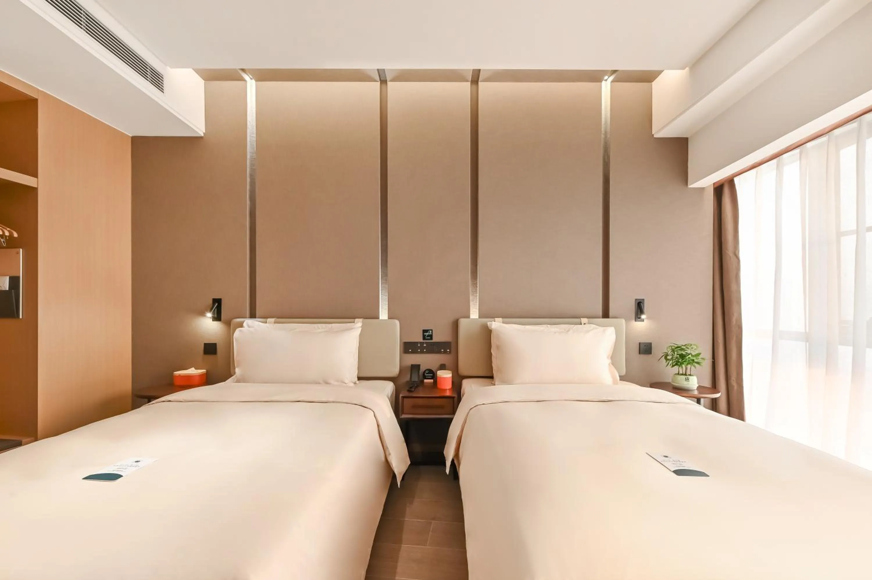 Bed in Atour Hotel Beijing Lishuiqiao