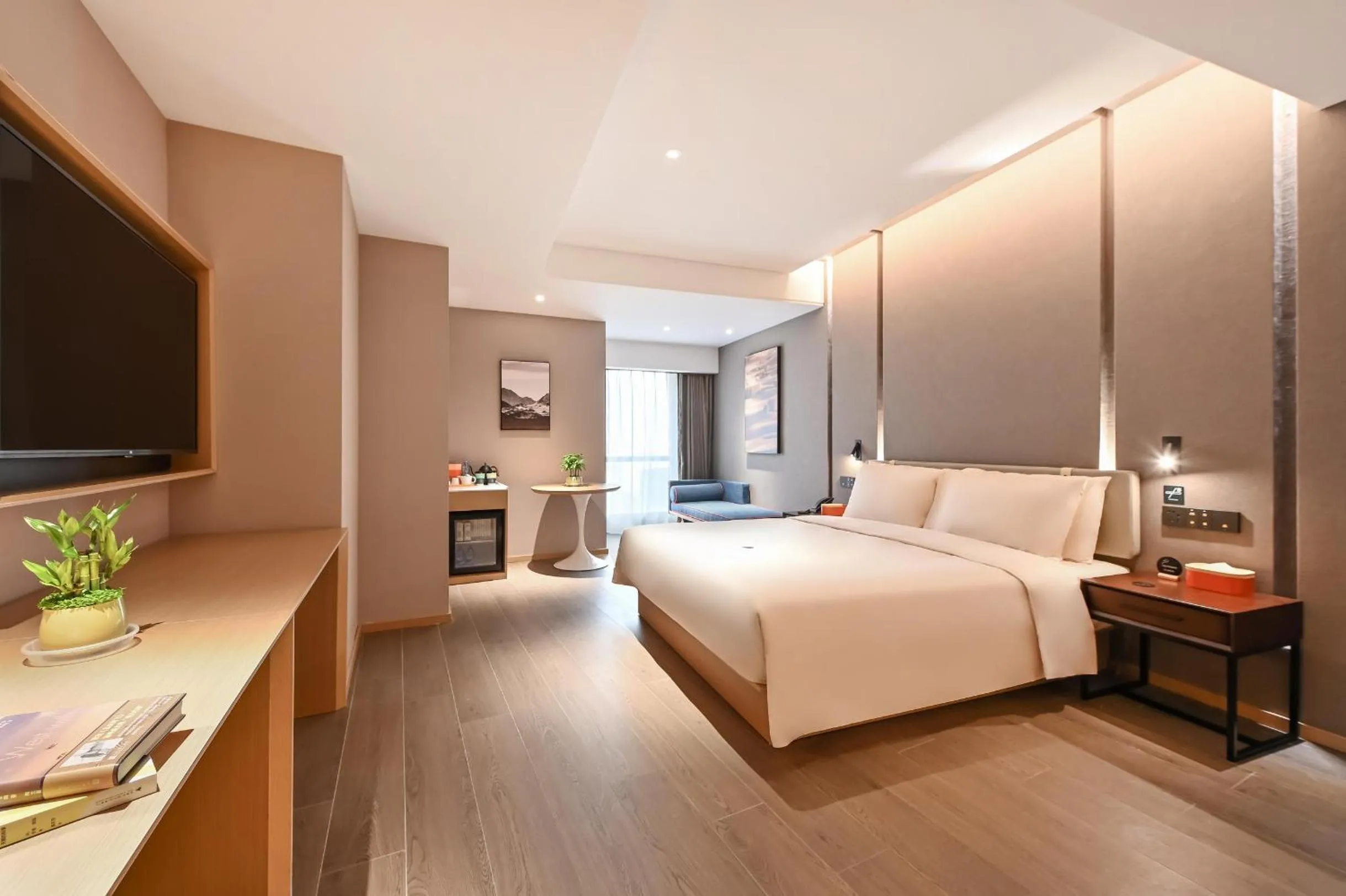 Bed in Atour Hotel Beijing Lishuiqiao