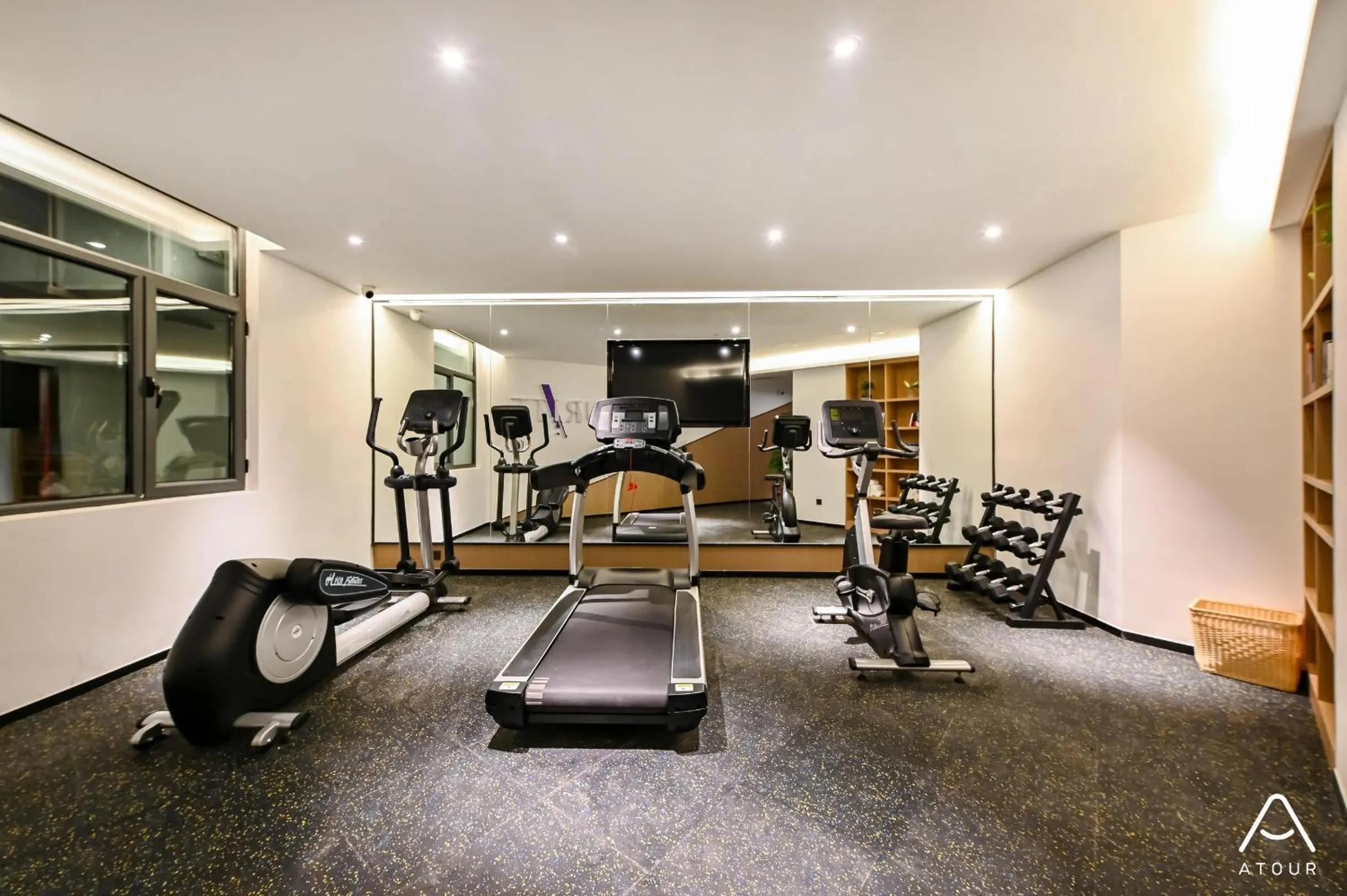Fitness centre/facilities in Atour Hotel Beijing Lishuiqiao