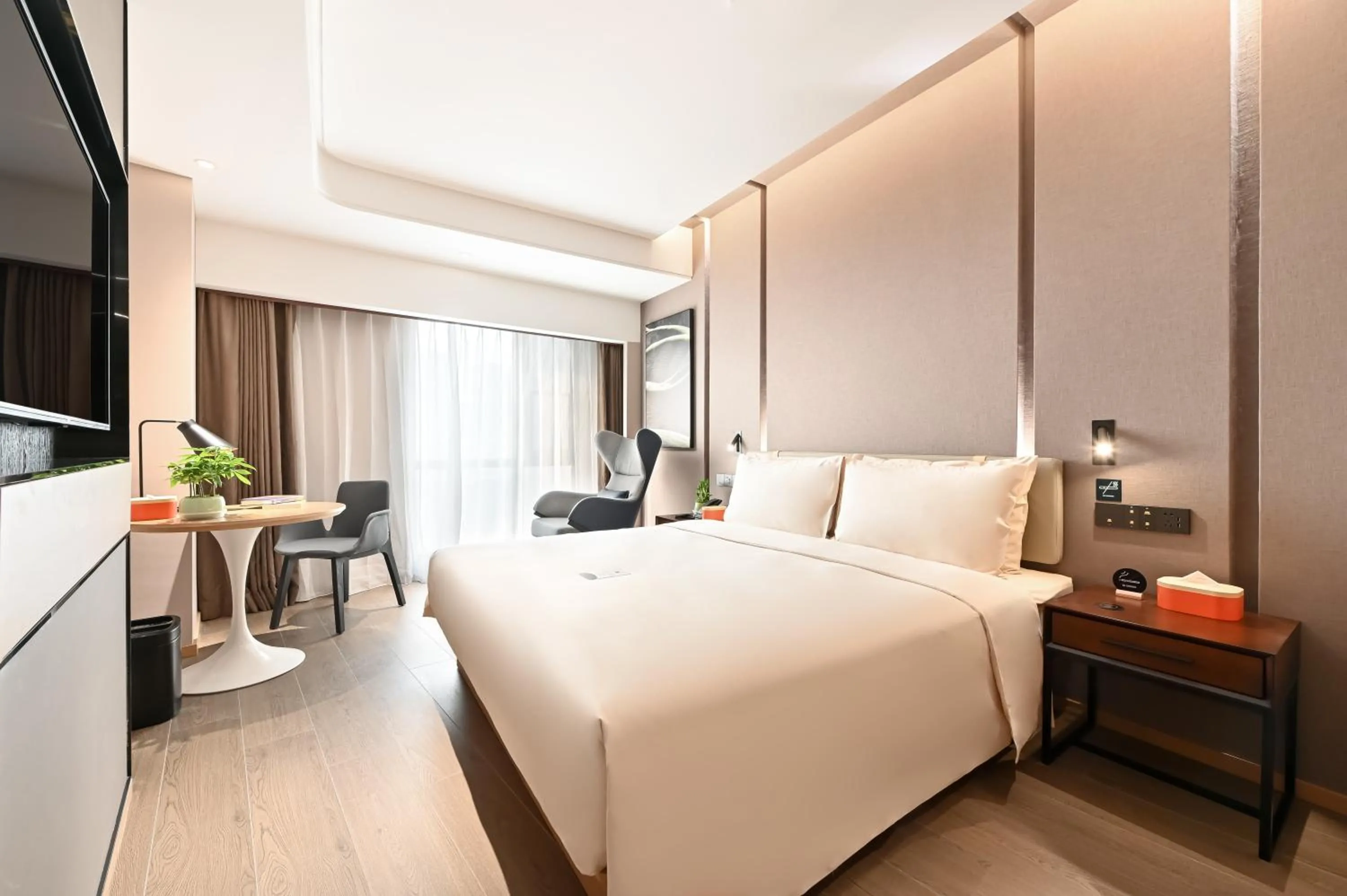 Bed in Atour Hotel Beijing Lishuiqiao
