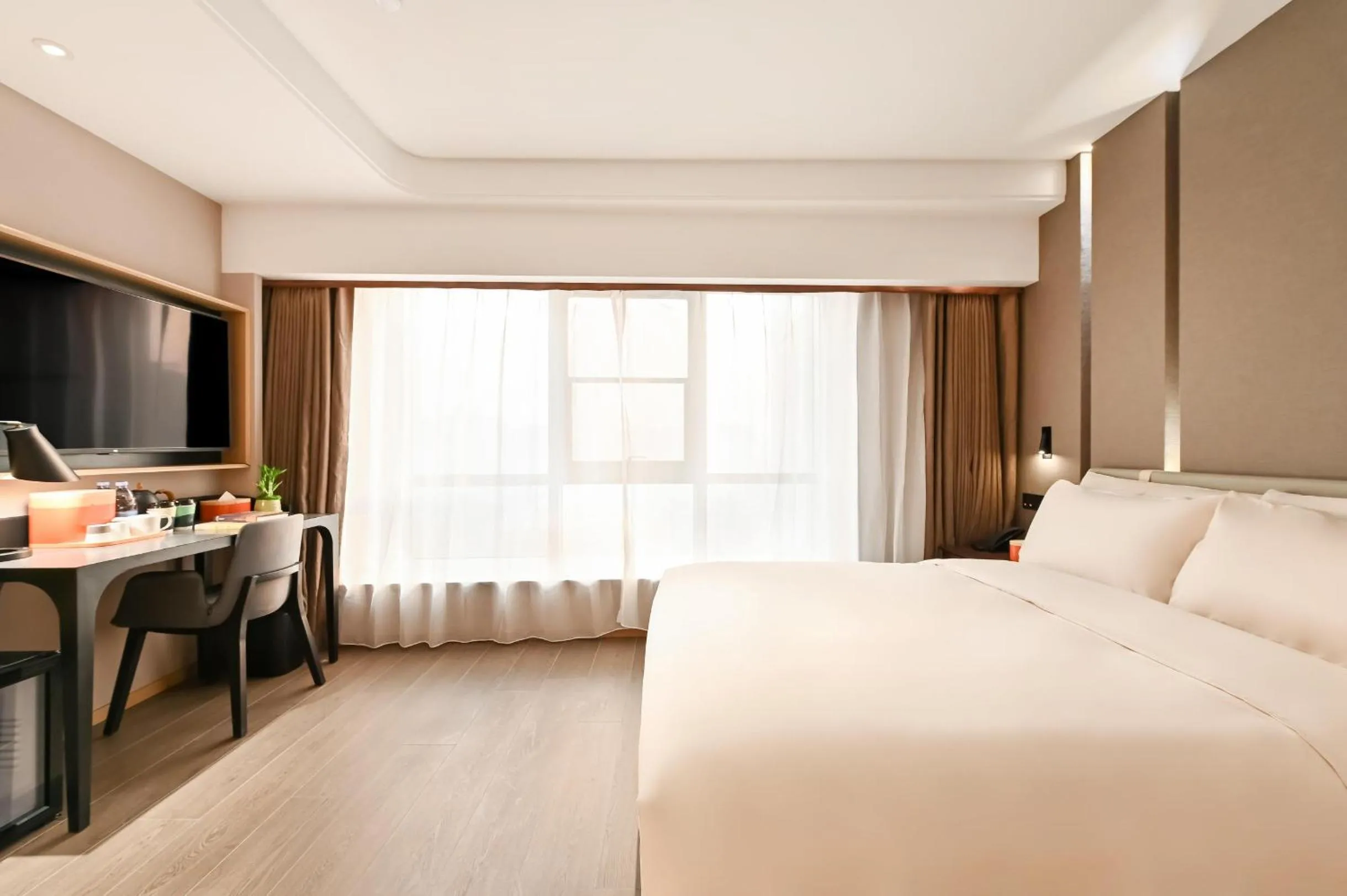 Bed in Atour Hotel Beijing Lishuiqiao