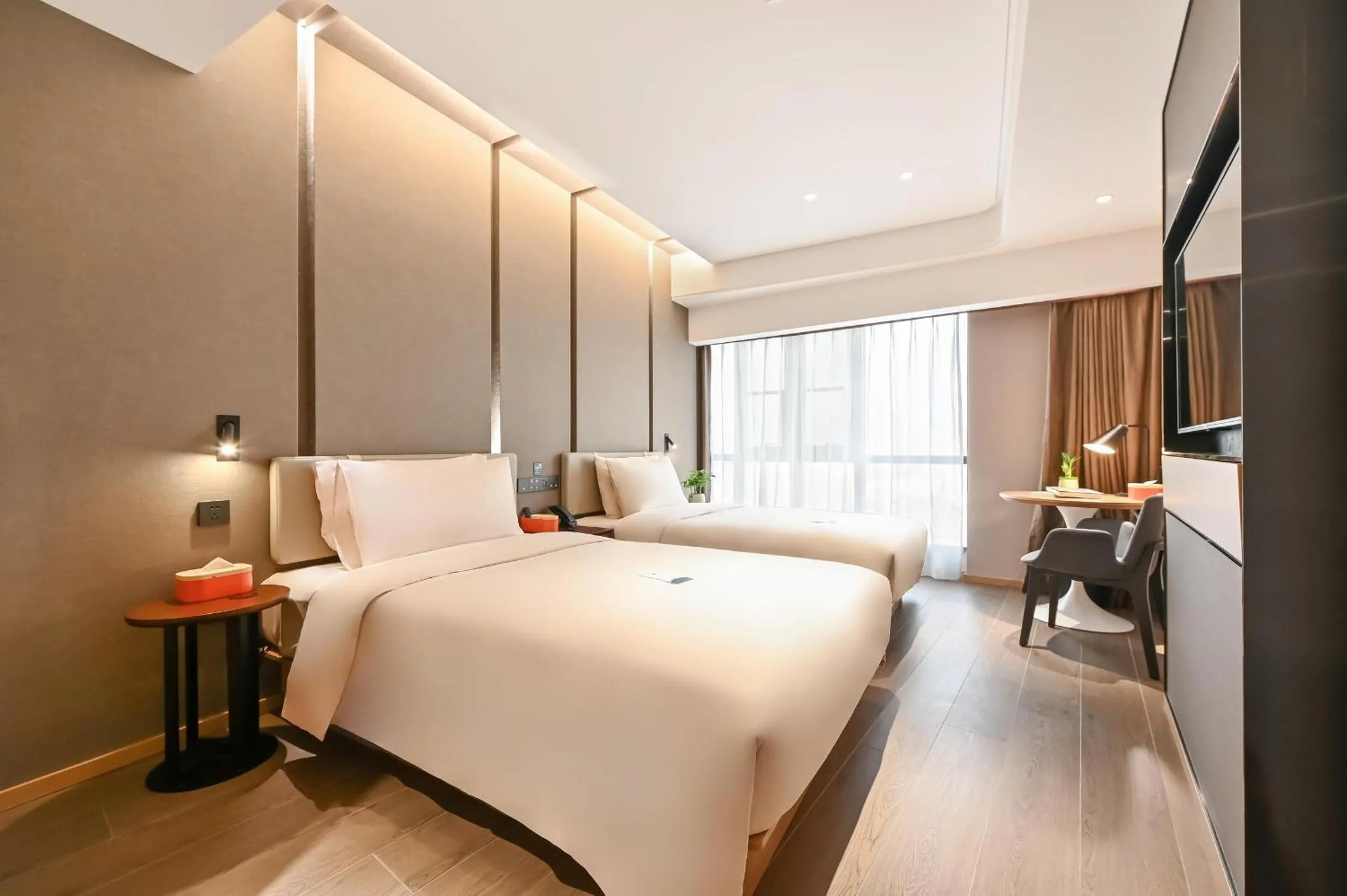 Bed in Atour Hotel Beijing Lishuiqiao