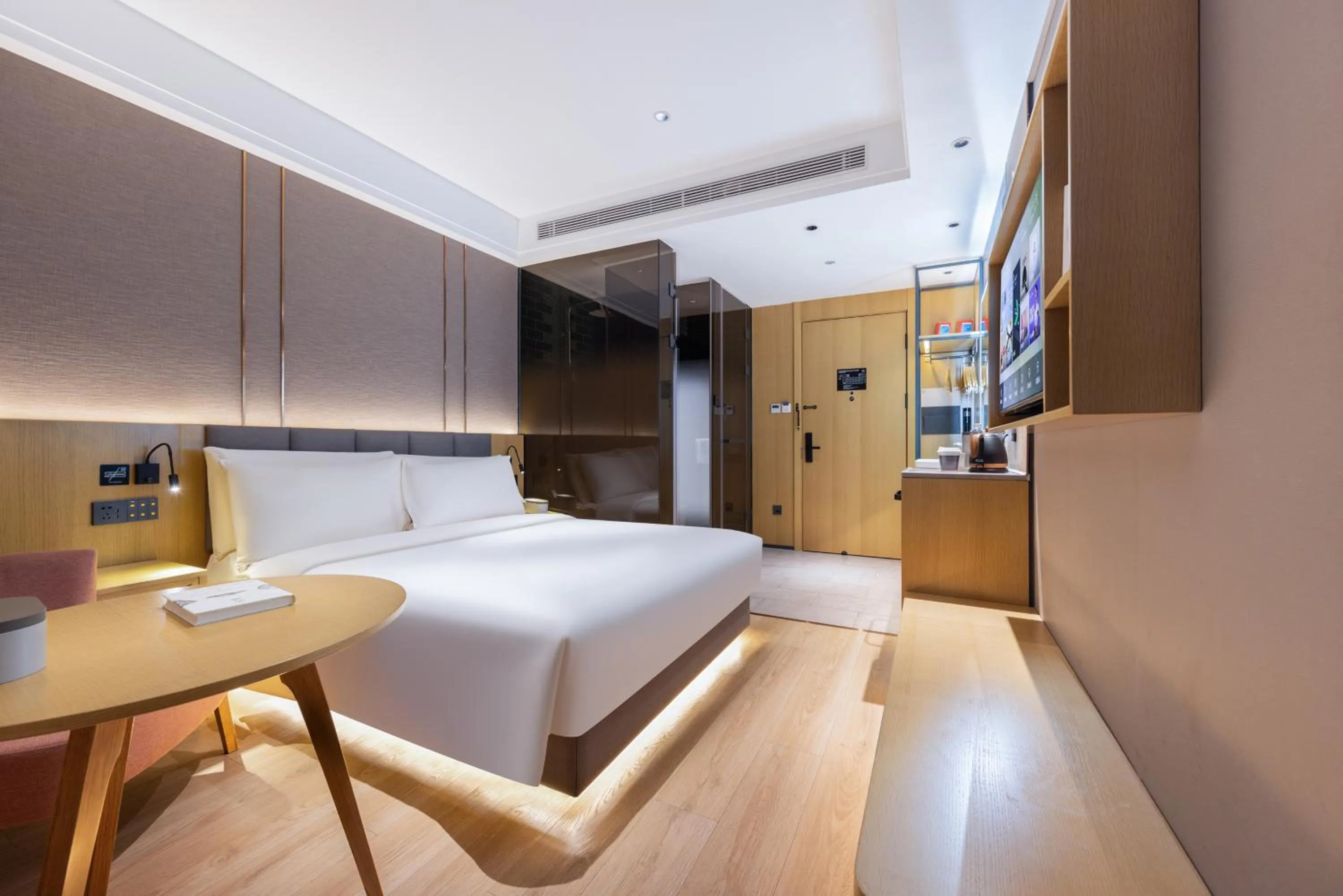 Bed in Atour X Hotel Beijing Majiabao Subway Station