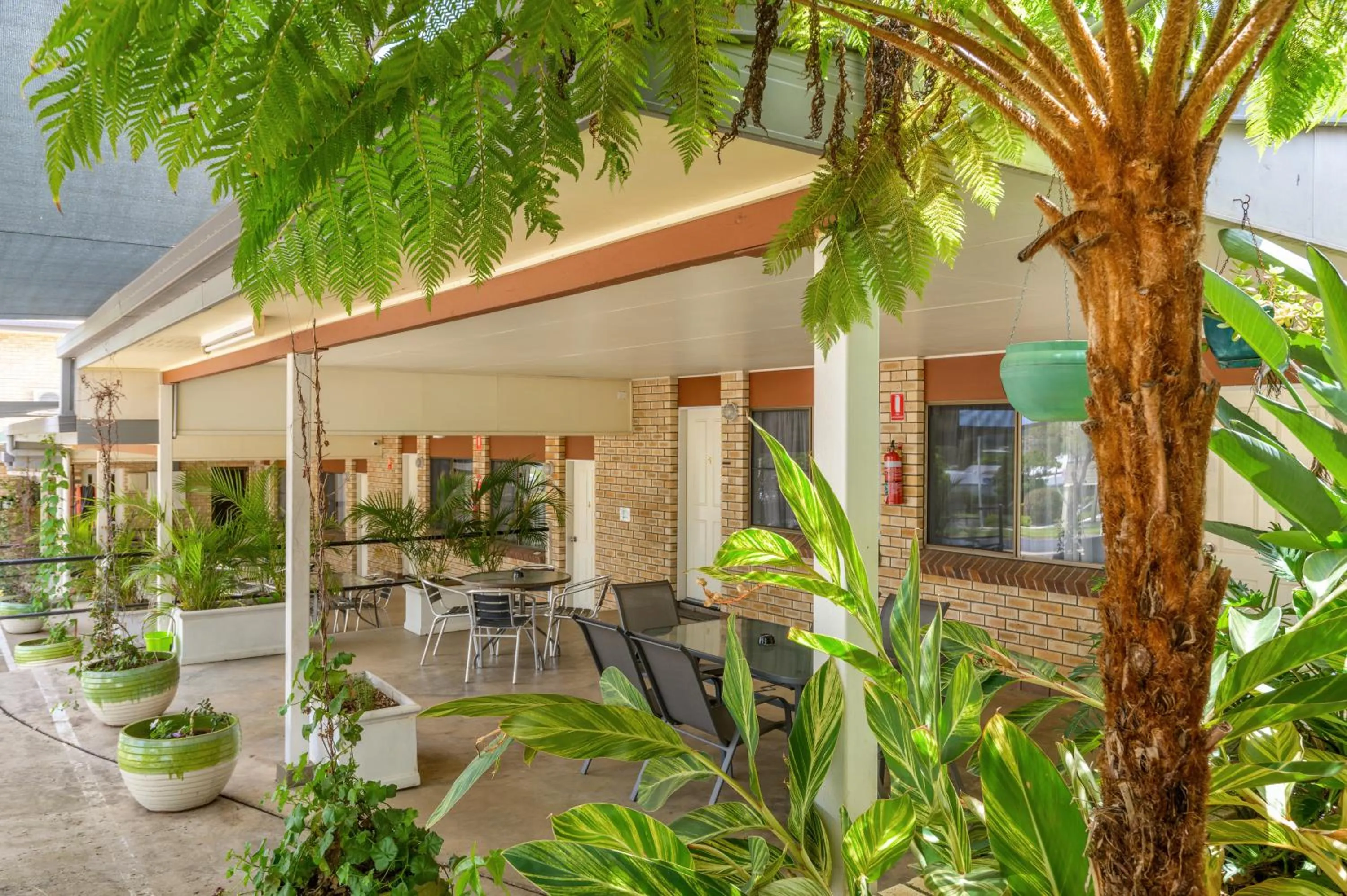 Seating area in Goomeri Motel