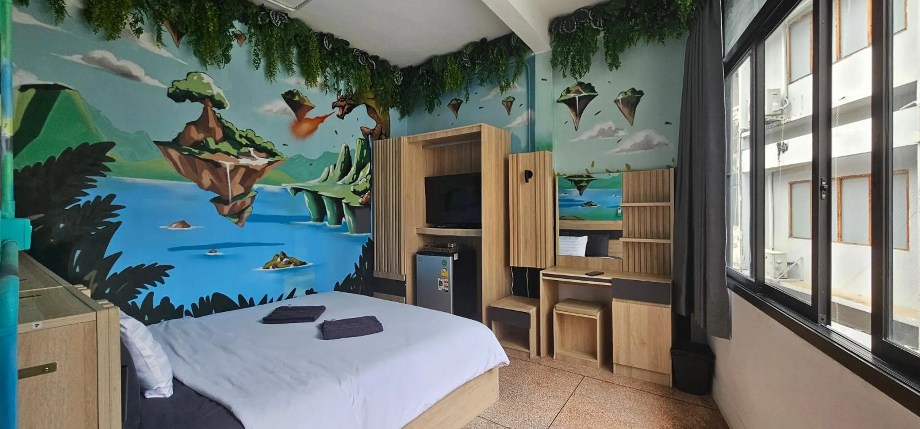 Bedroom, Bed in Urban Jungle Social