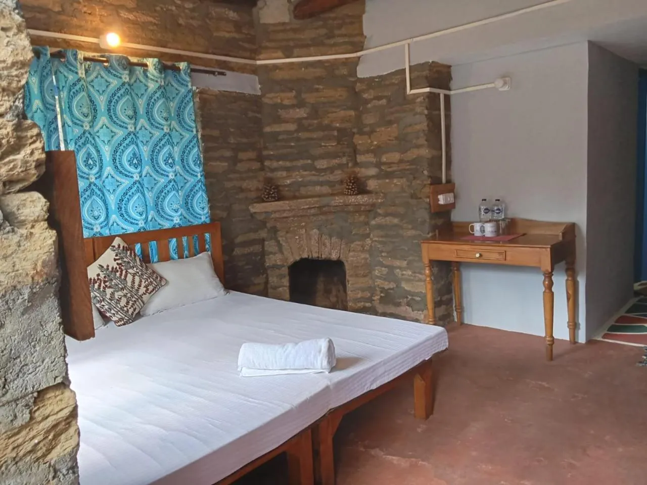 Bedroom, Bed in Glampinn Woods