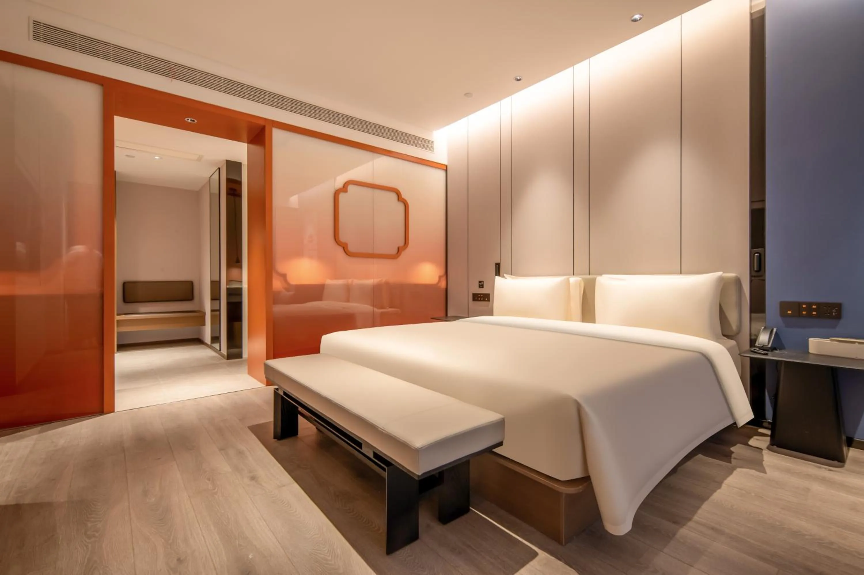 Bed in Atour Hotel Hangzhou East Railway Station East Square