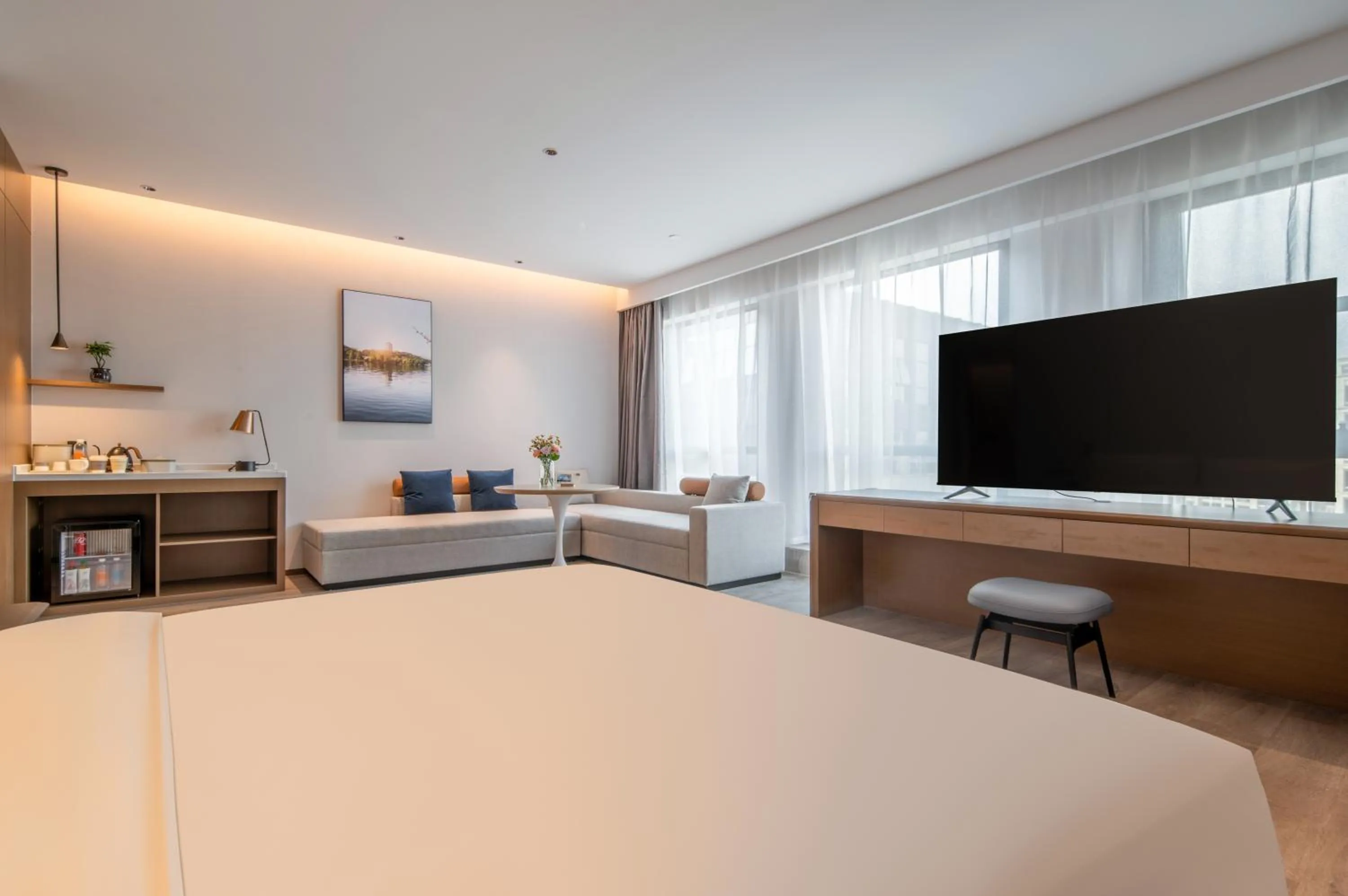 Bed in Atour Hotel Hangzhou East Railway Station East Square