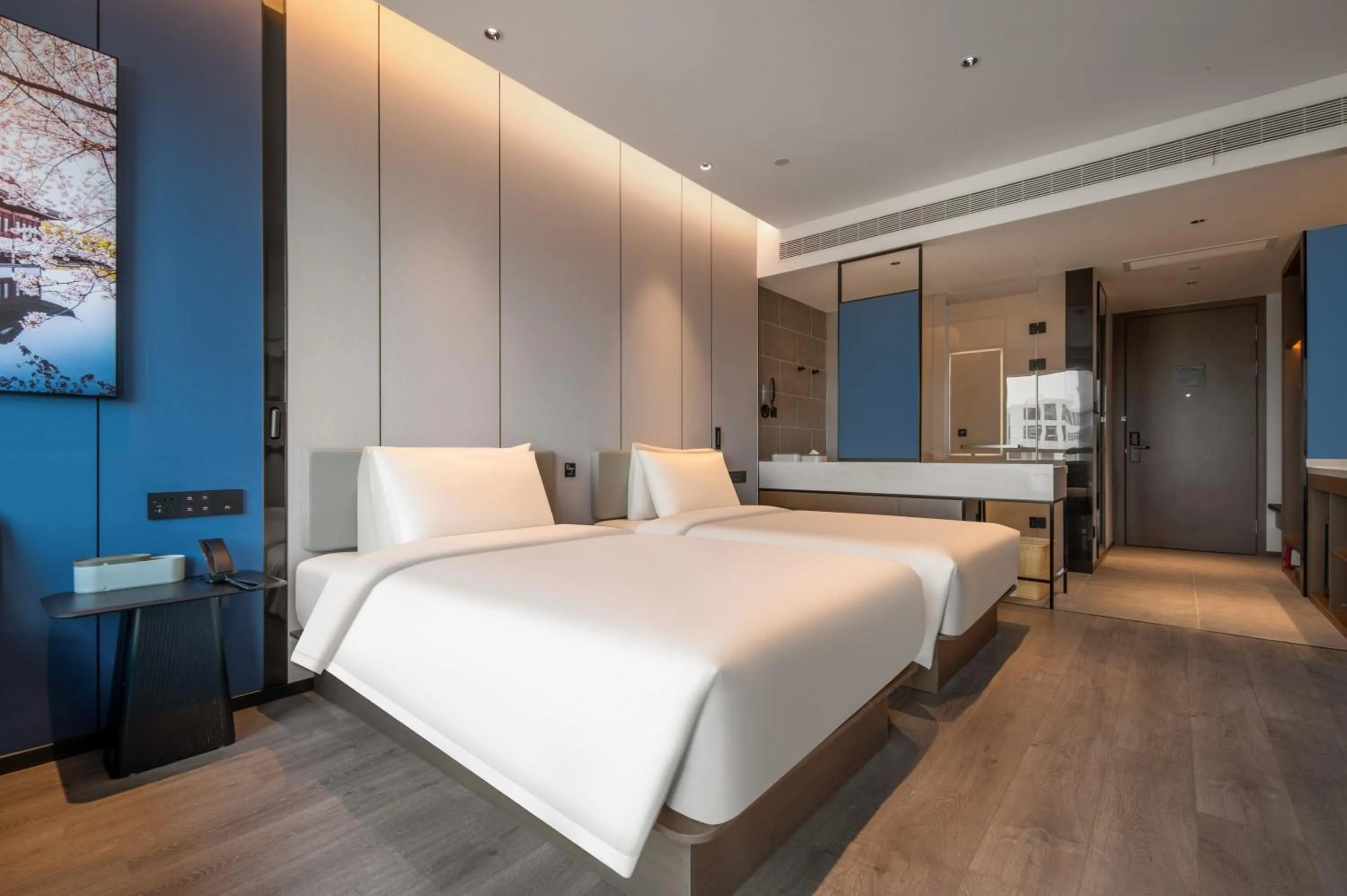 Bed in Atour Hotel Hangzhou East Railway Station East Square