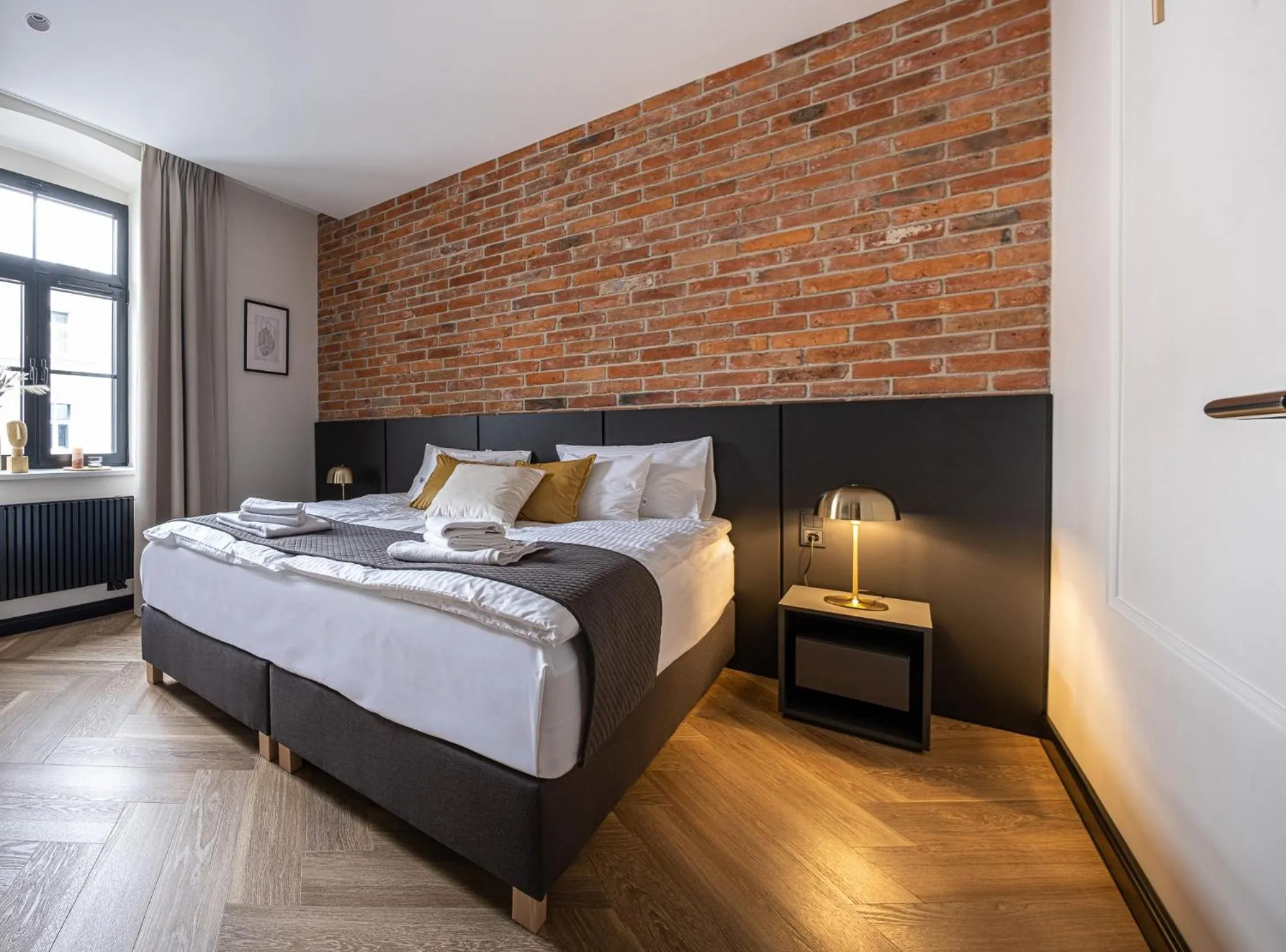Bed in Carvala Boutique Apartments