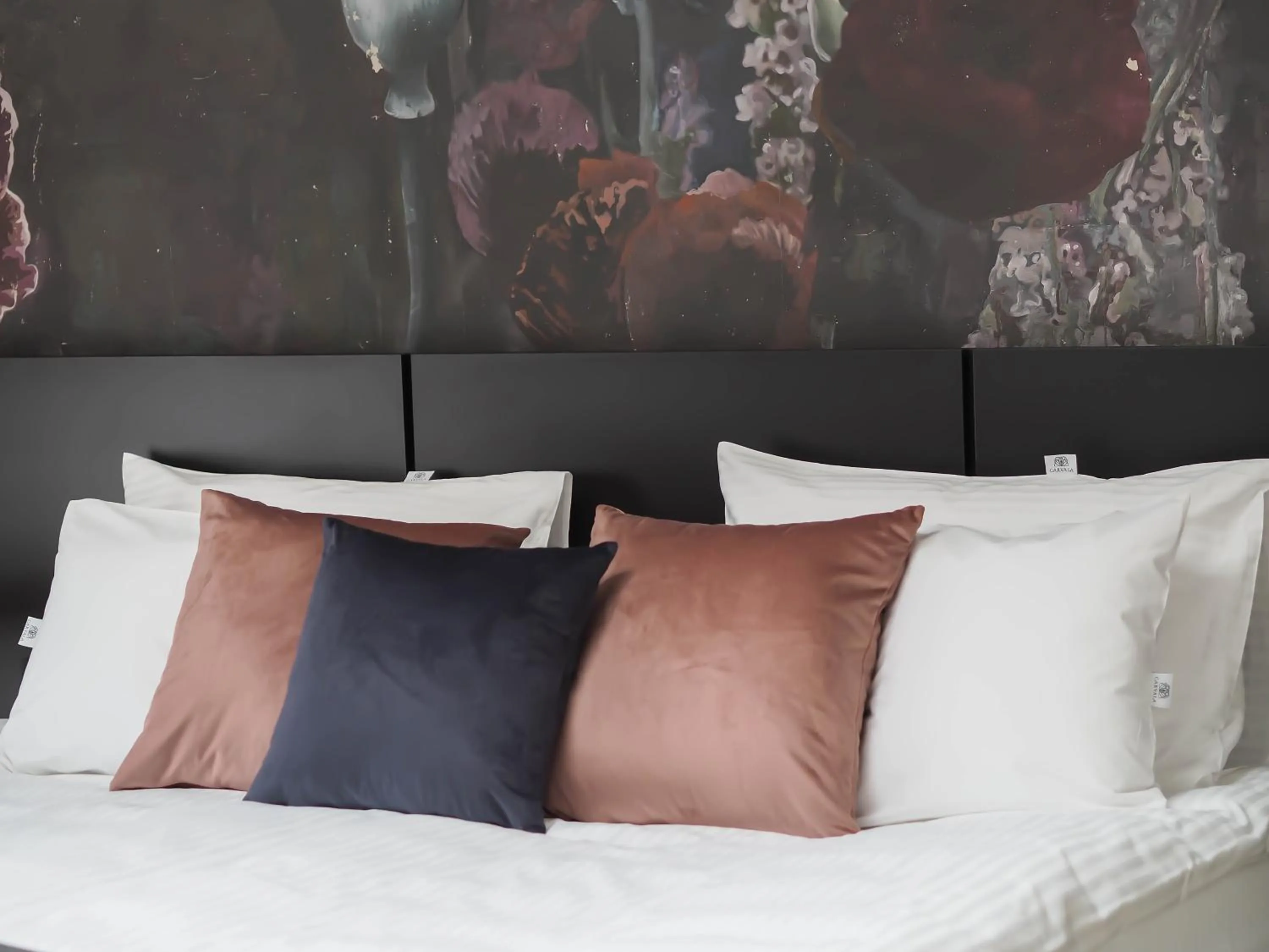 Bed in Carvala Boutique Apartments