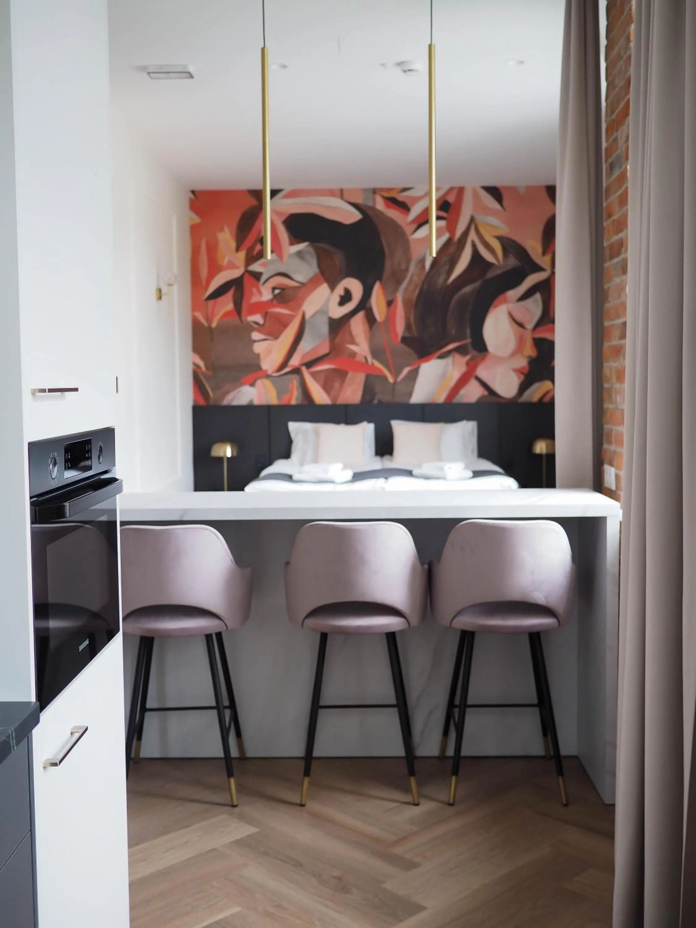 Kitchen or kitchenette in Carvala Boutique Apartments