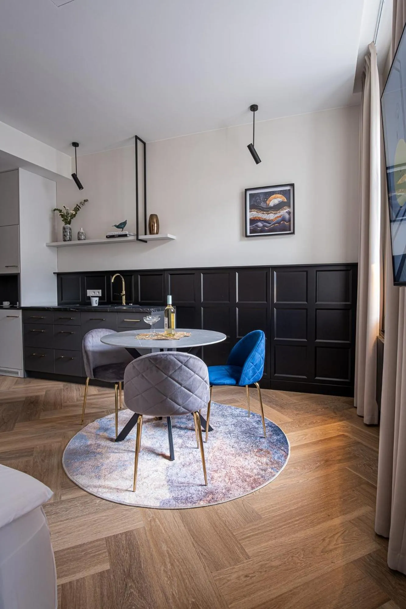 Kitchen or kitchenette in Carvala Boutique Apartments