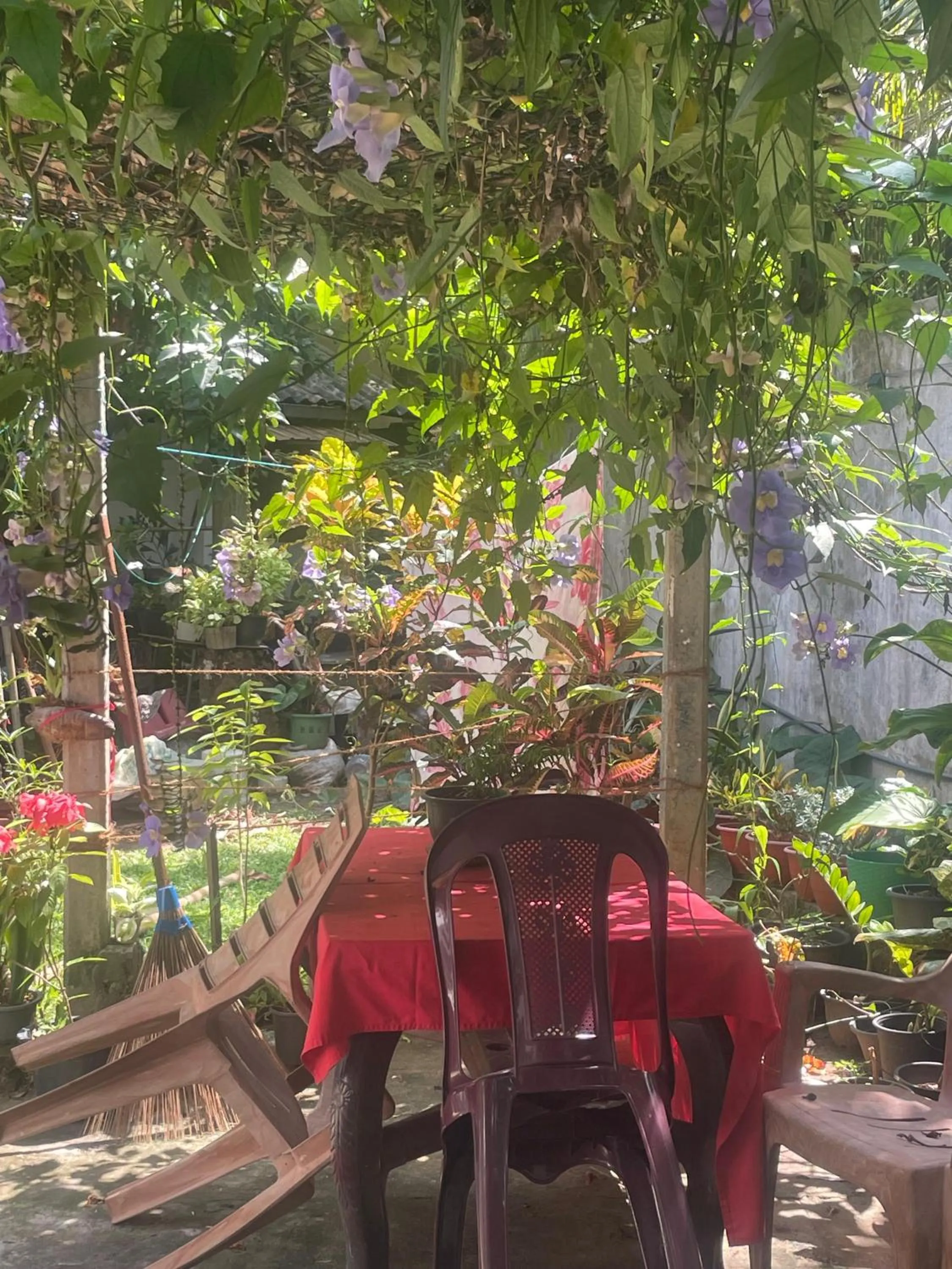 Patio in Ananda Home Stay and Restaurant