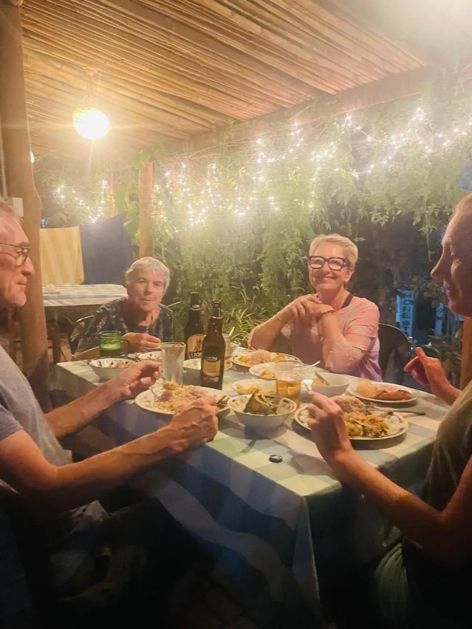People in Ananda Home Stay and Restaurant