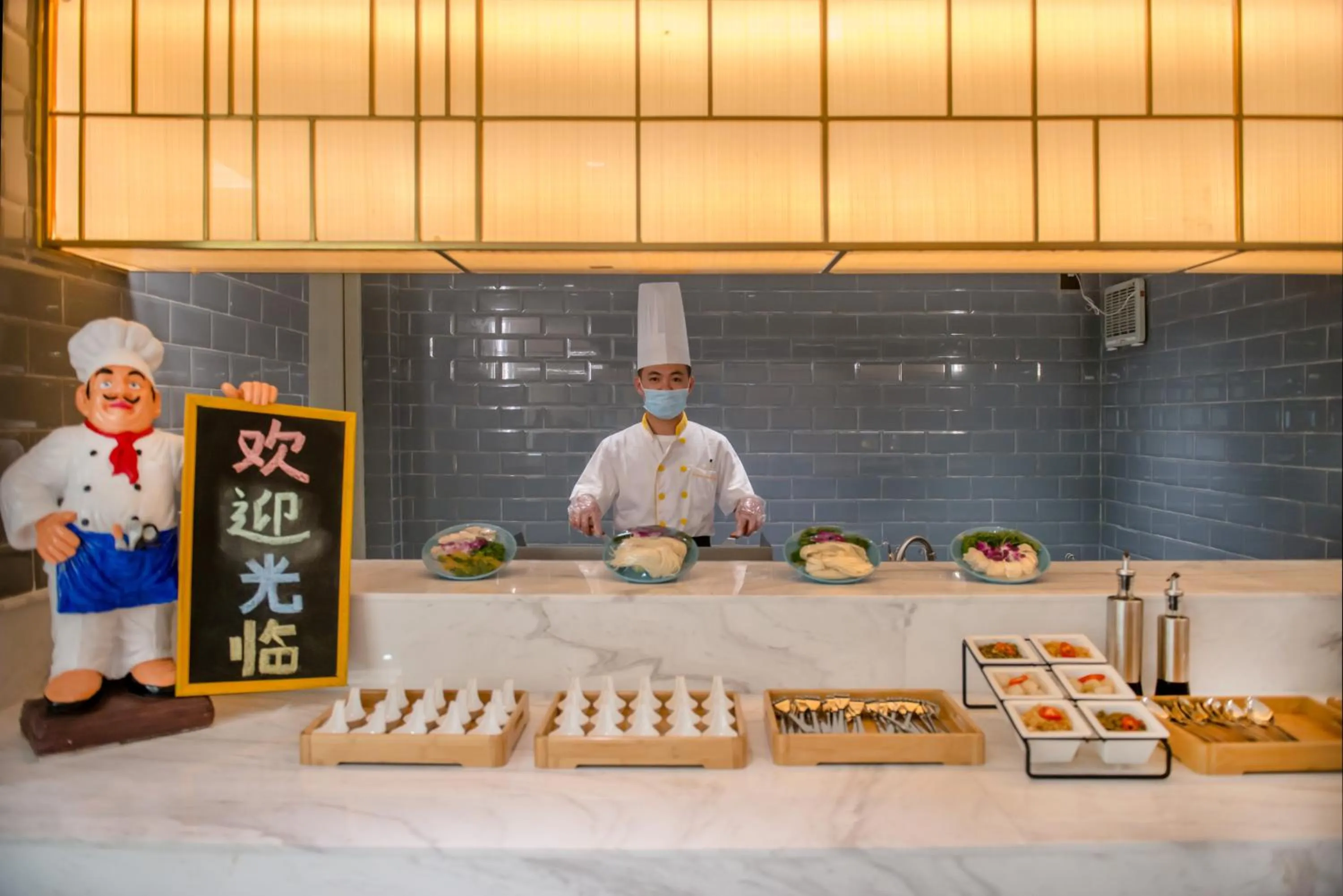 Restaurant/places to eat in Atour Hotel Guangzhou Sanyuanli-Guangzhou Baiyun Railway-Fiee Self-Service Laundry