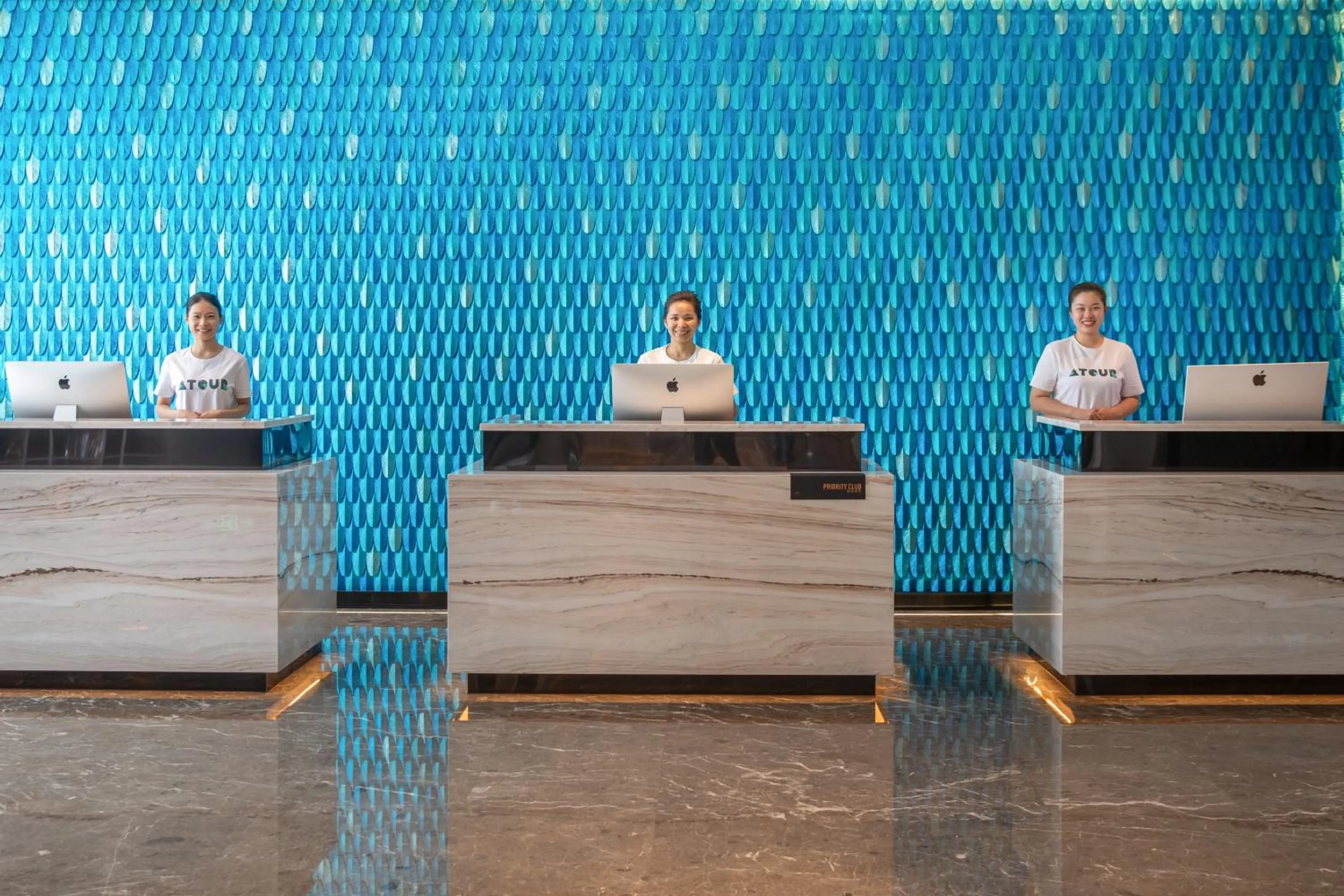 Lobby or reception in Atour Hotel Guangzhou Baiyun New Town Jiangxia Metro Station