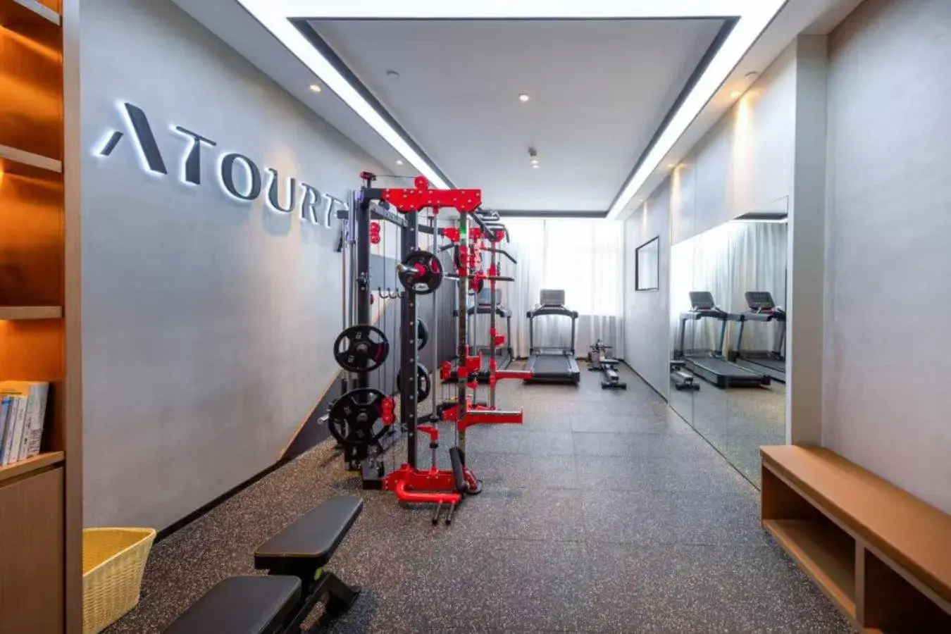 Fitness centre/facilities in Atour Hotel Guangzhou Baiyun New Town Jiangxia Metro Station Fitness centre/facilities in Atour Hotel Guangzhou Baiyun New Town Jiangxia Metro Station