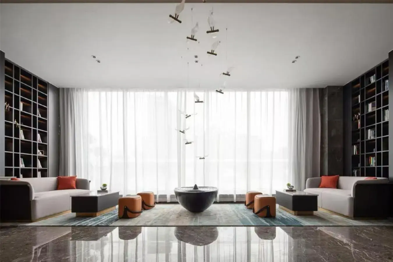 Lobby or reception in Atour Hotel Guangzhou Baiyun New Town Jiangxia Metro Station Lobby or reception in Atour Hotel Guangzhou Baiyun New Town Jiangxia Metro Station